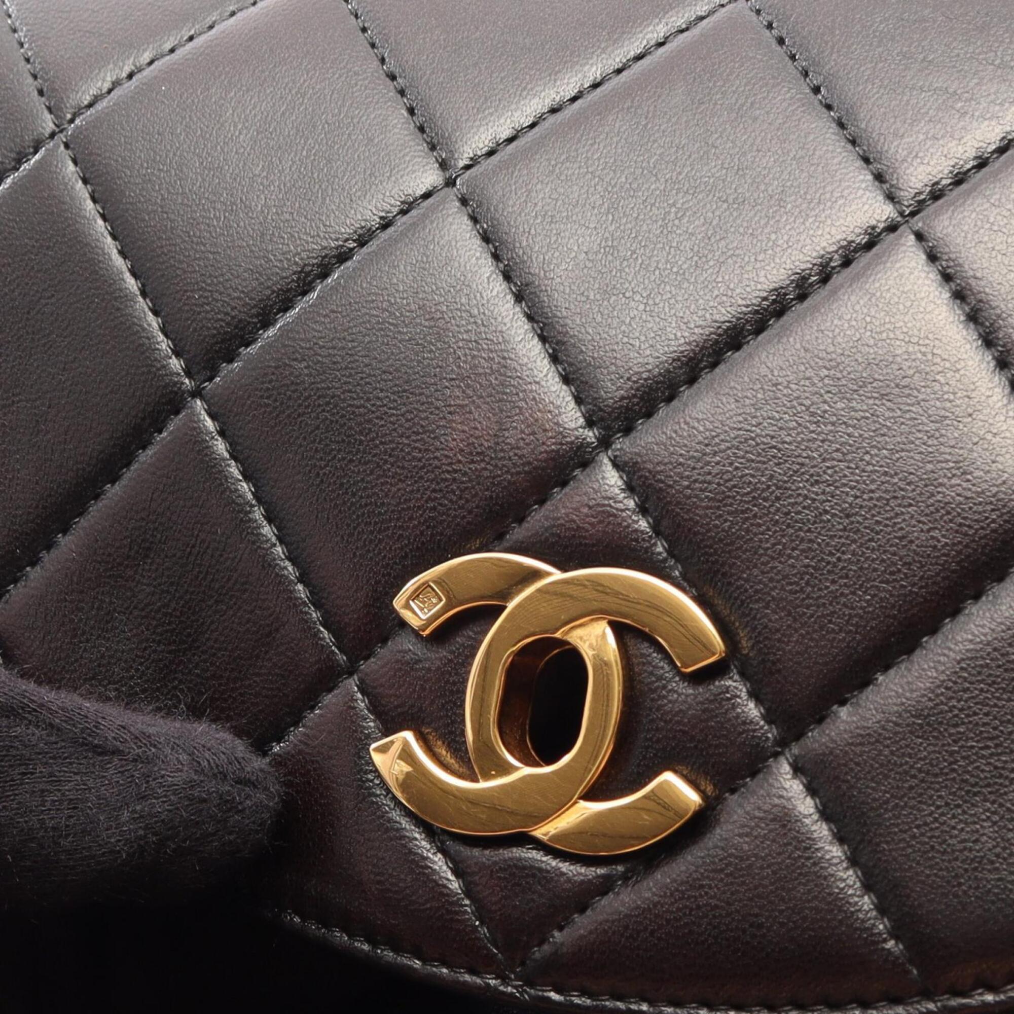 Chanel Black Leather Backpack (Pre-Owned)
