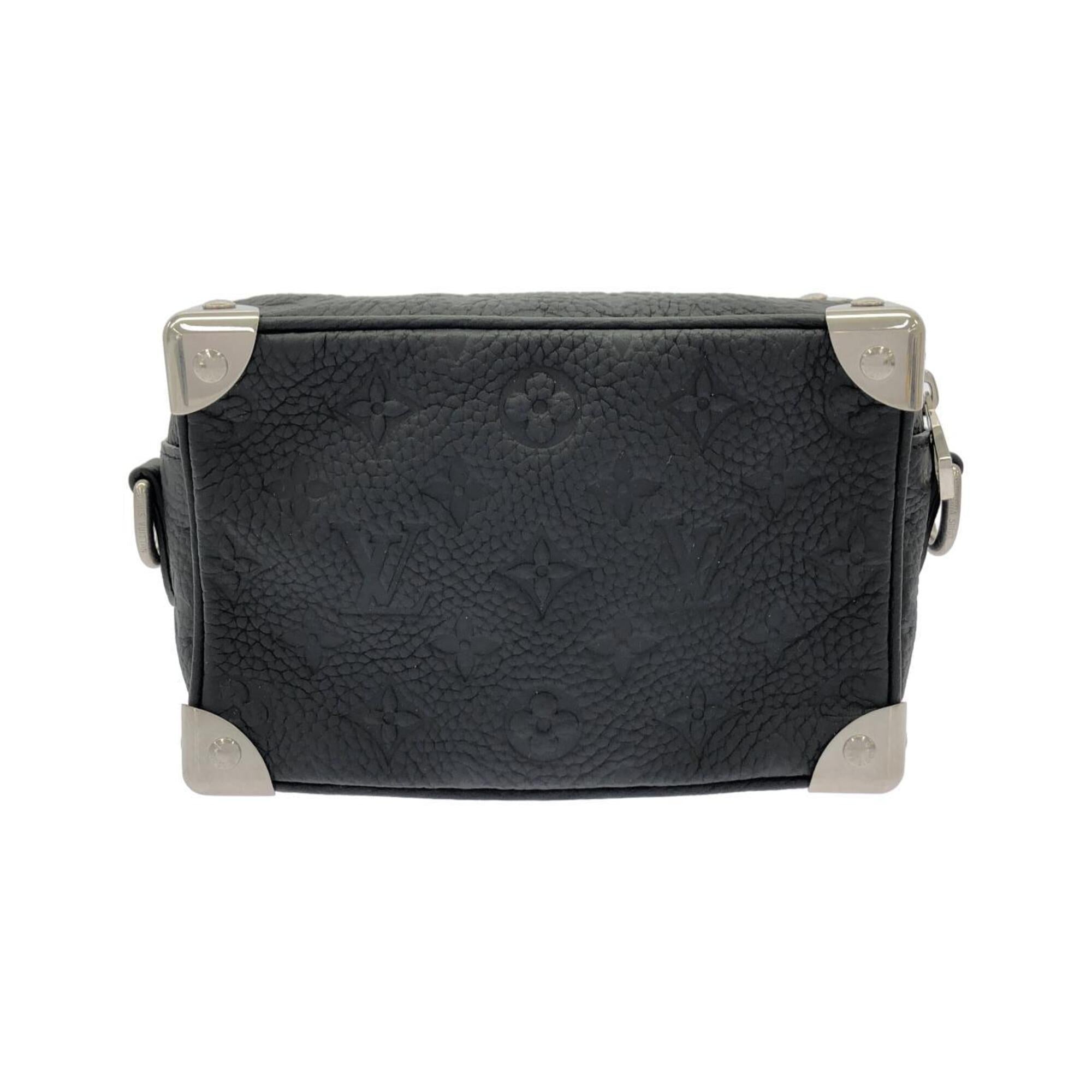 Louis Vuitton Black Leather Shoulder Bag (Pre-Owned)