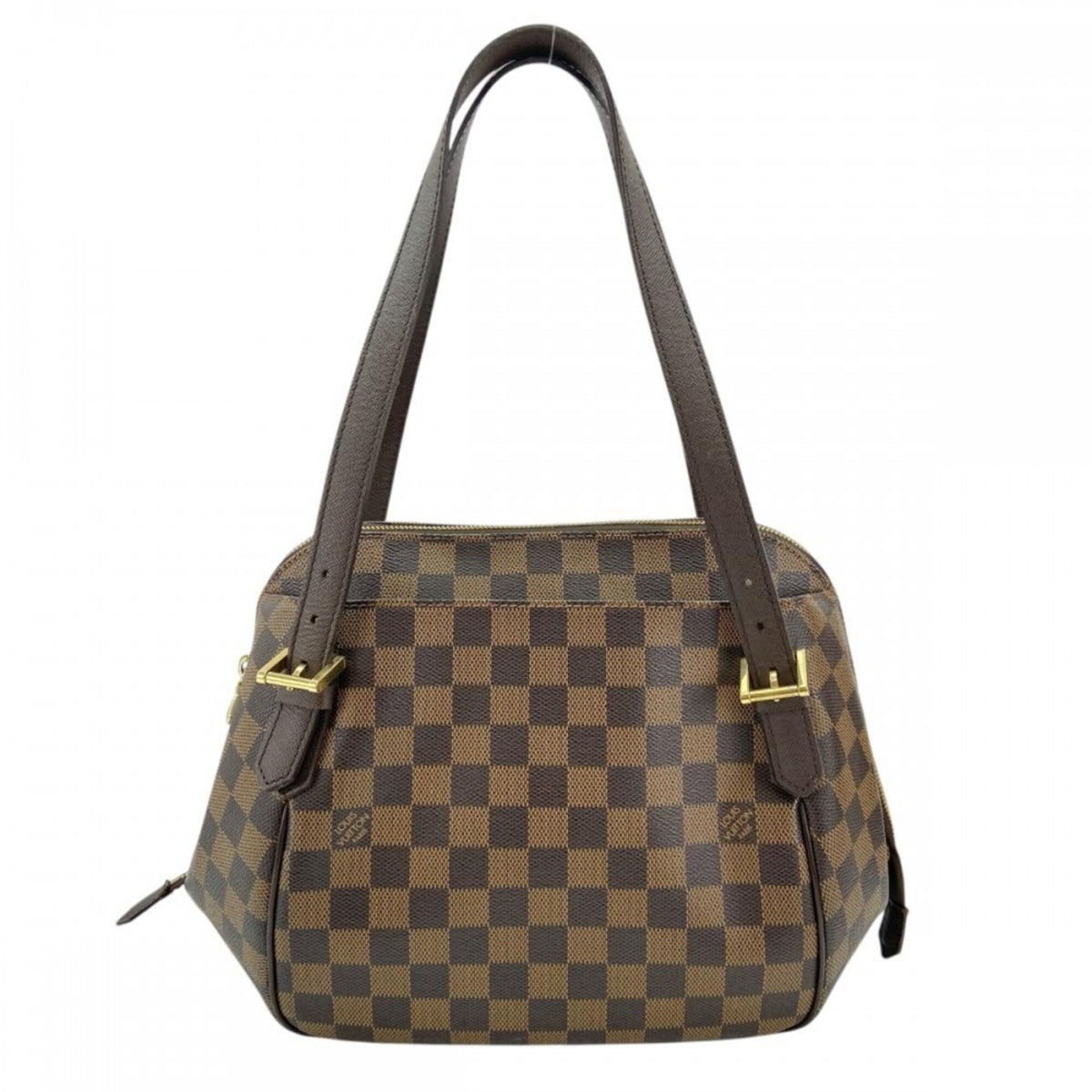 Louis Vuitton Beige Brown Damier Canvas Shoulder Bag (Pre-Owned)