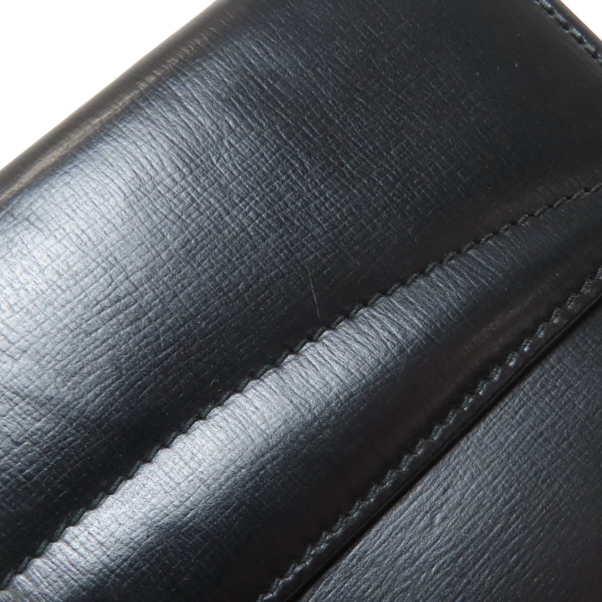 Loewe Black Leather Long Wallet (Bi-Fold) (Pre-Owned)