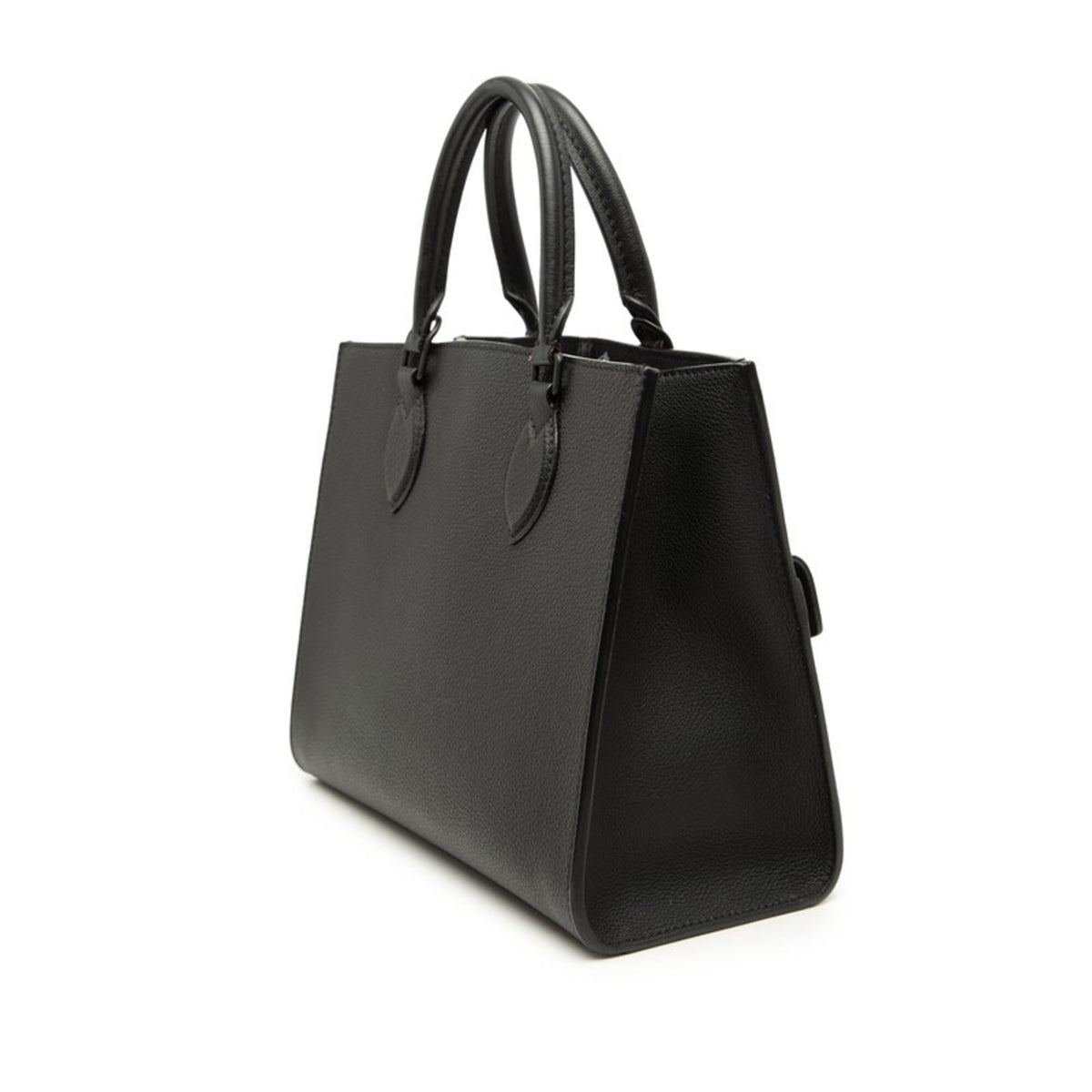 Louis Vuitton Black Noir Leather Handbag (Pre-Owned)