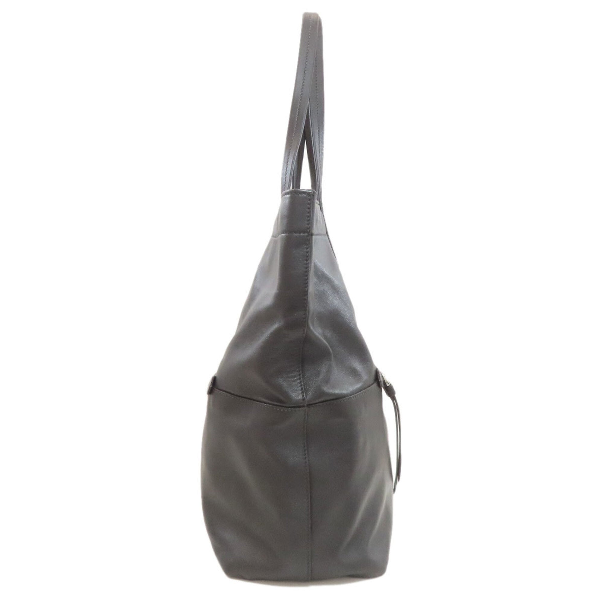 Miu Miu Black Leather Tote Bag (Pre-Owned)
