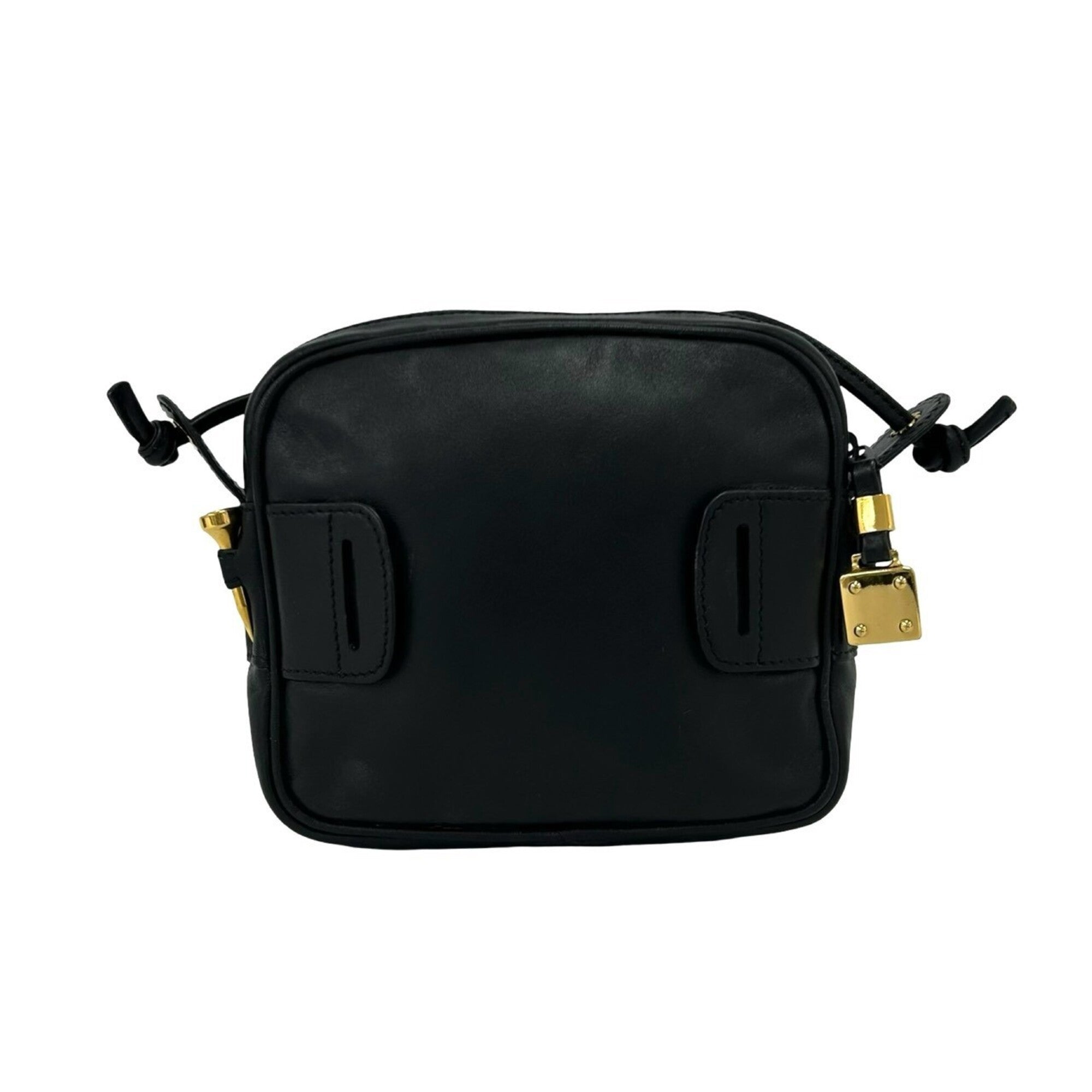 Loewe Black Leather Pochette Shoulder Bag (Pre-Owned)