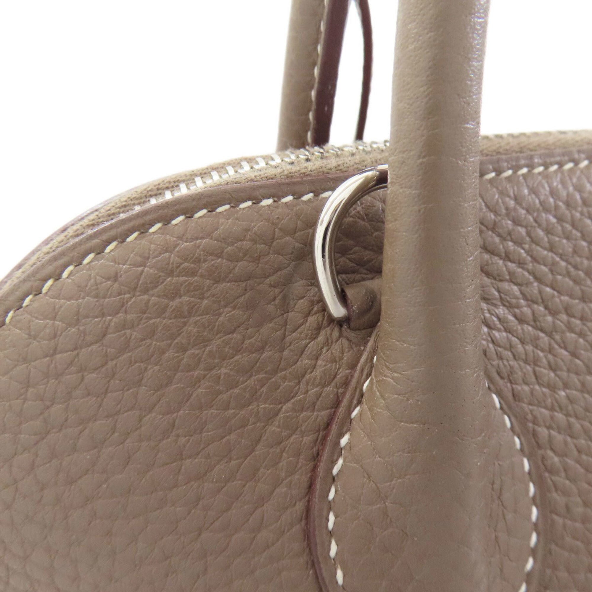 Hermes Bolide Etoupe Gray Handbag (Pre-Owned)