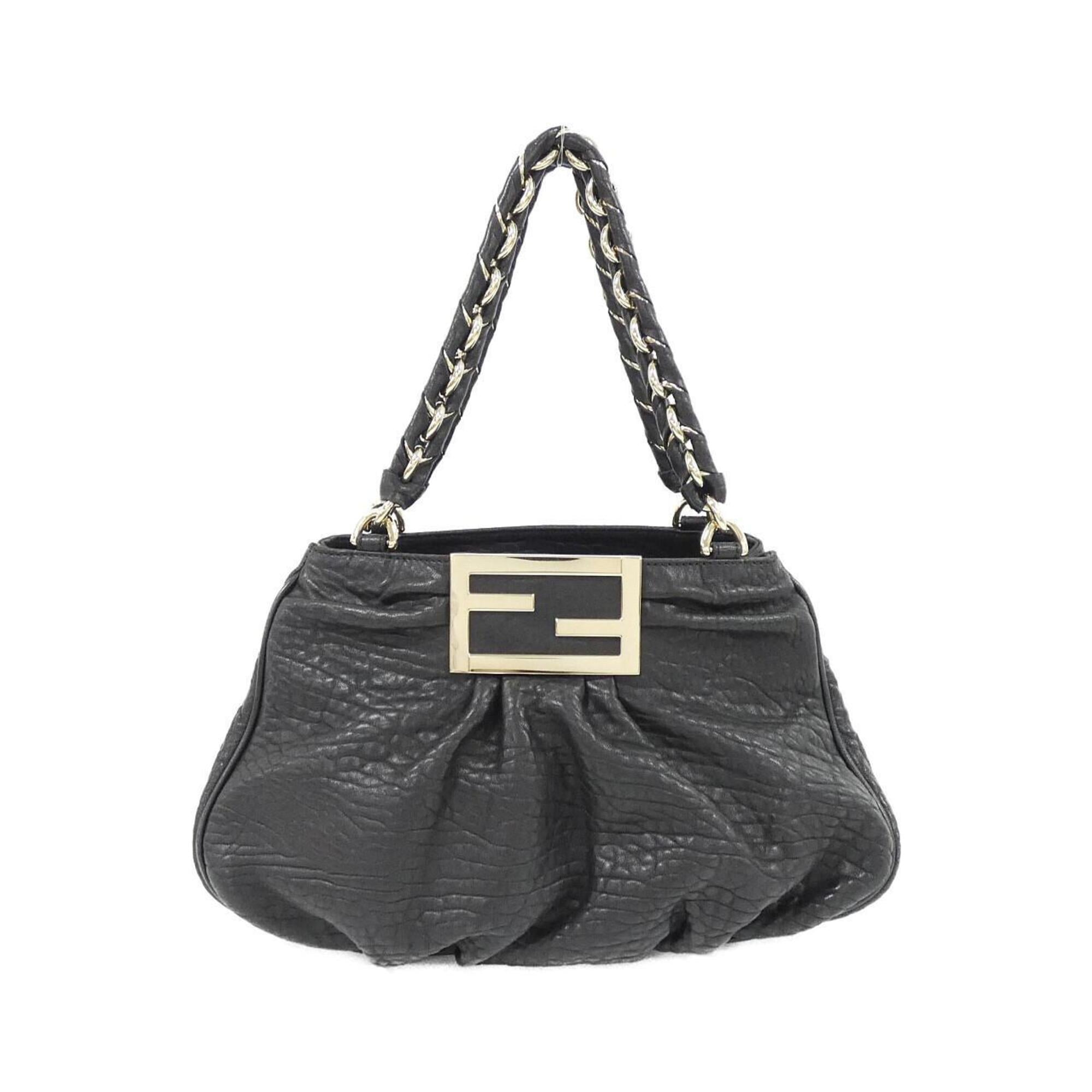Fendi Black Leather Handbag (Pre-Owned)