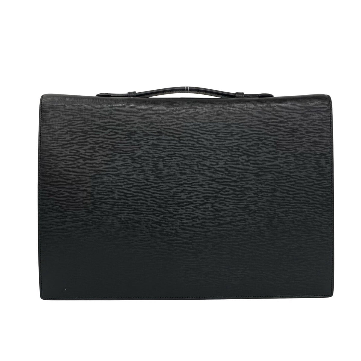 Loewe Black Leather Briefcase Handbag (Pre-Owned)