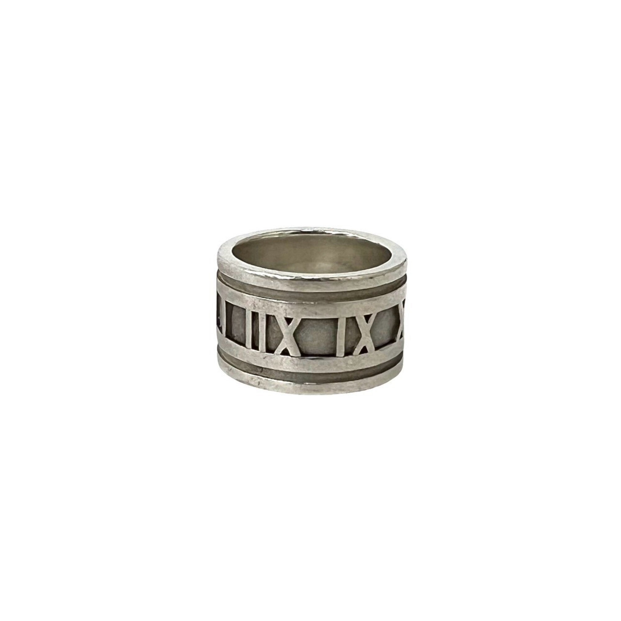 Tiffany Silver Silver 925 Band Ring (Pre-Owned)