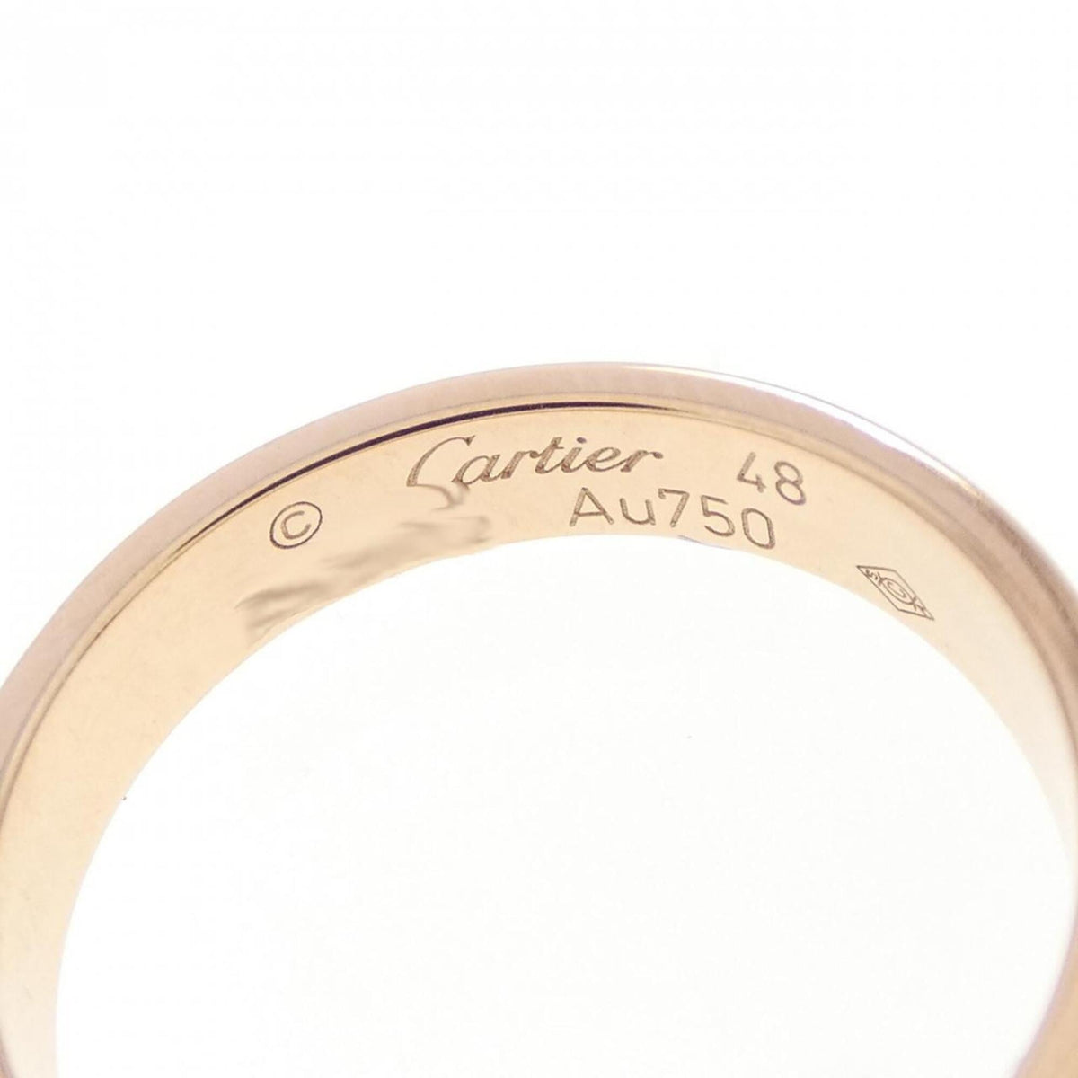 Cartier Pink Gold (18K) Band Ring (Pre-Owned)