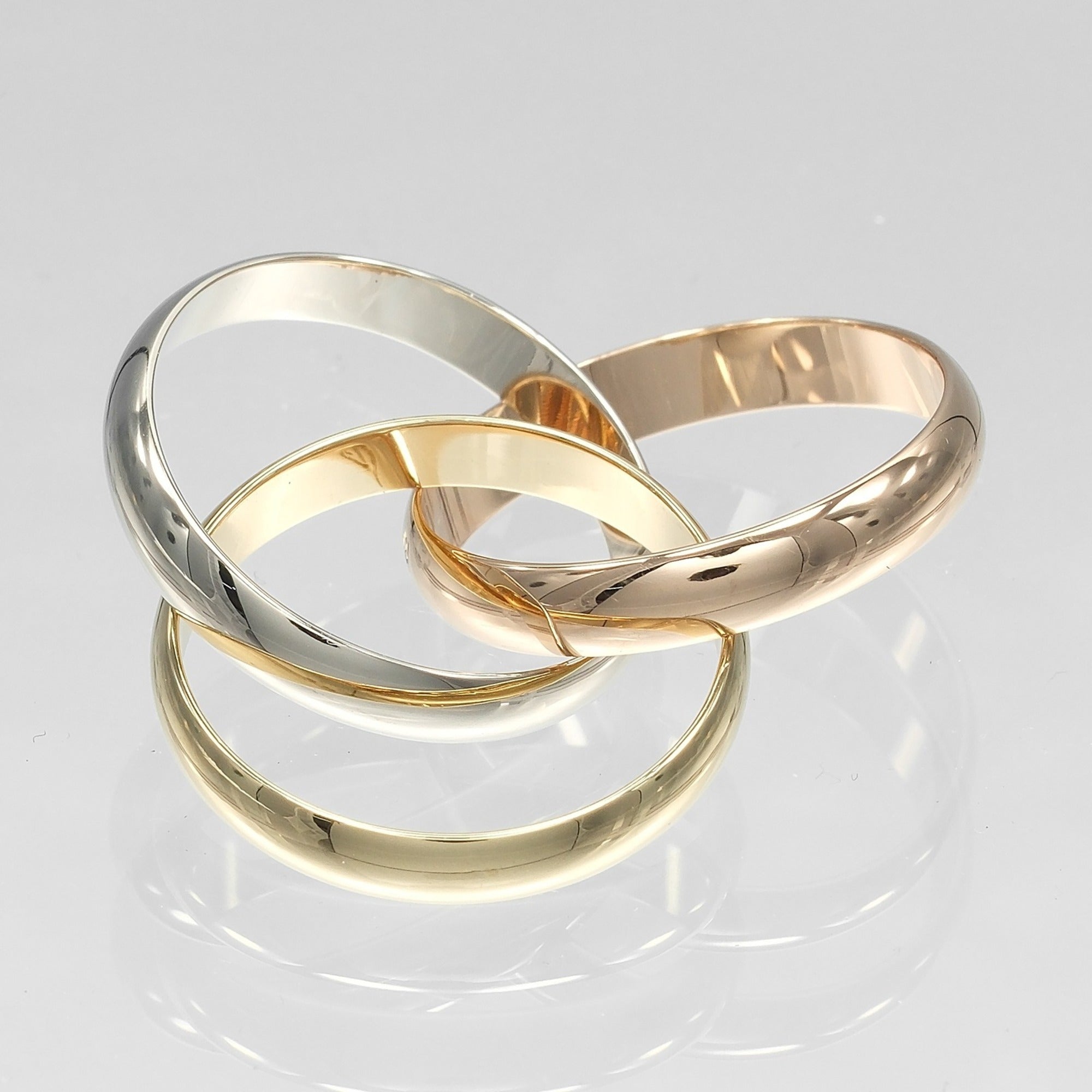 Cartier Yellow Gold (18K) Pink Gold (18K) White Gold (18K) Band Ring (Pre-Owned)