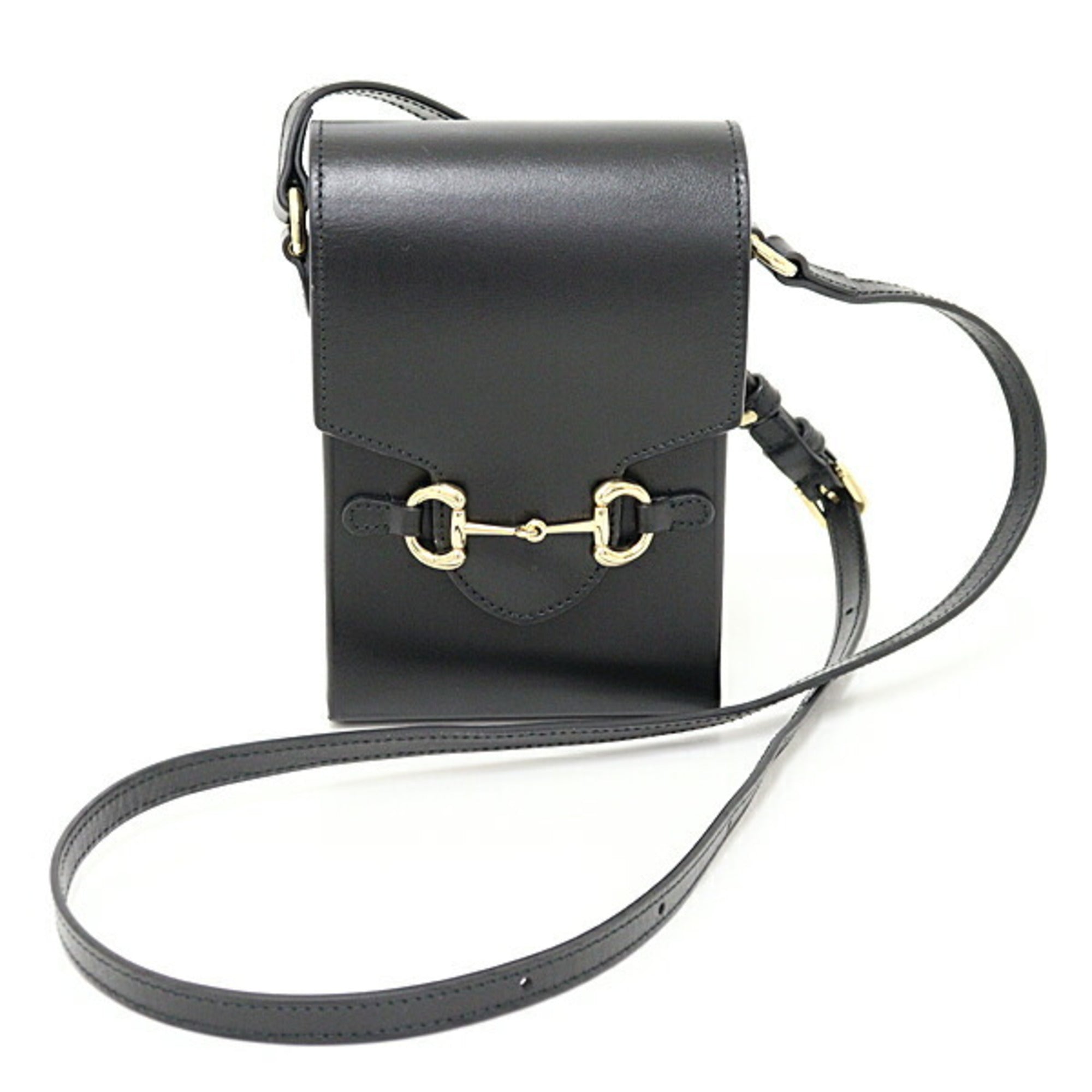 Gucci Black Leather Shoulder Bag (Pre-Owned)