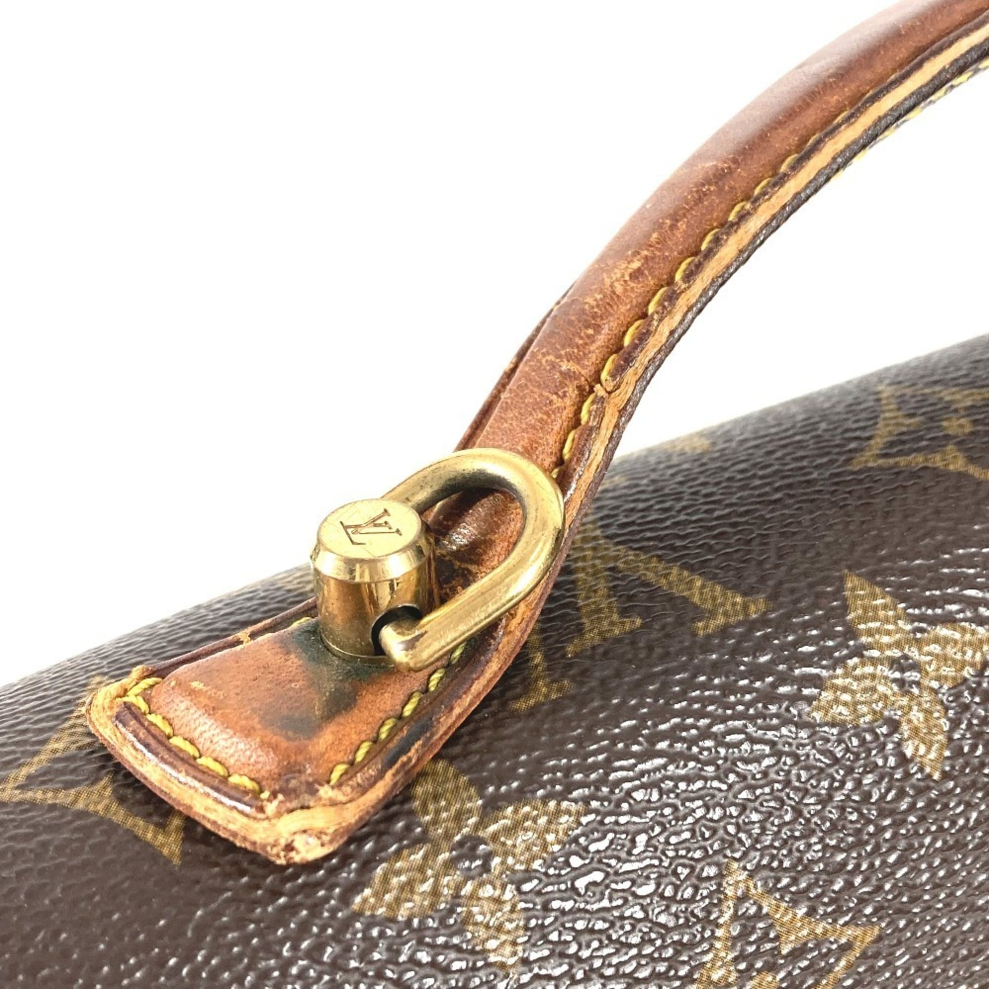 Louis Vuitton Brown Galle Monogram Monogram Briefcase Handbag (Pre-Owned)