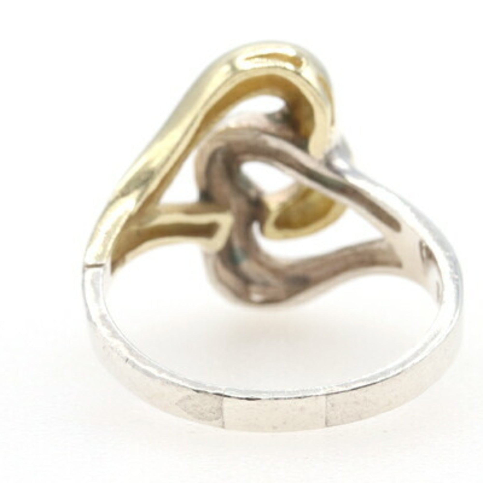 Tiffany Yellow Gold (18K) Sterling Silver 925 Band Ring (Pre-Owned)