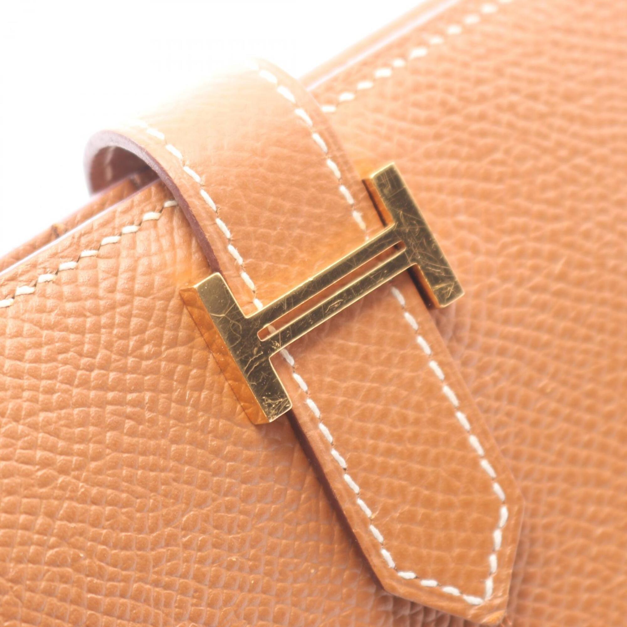 Hermes Brown Epsom Leather Wallet (Bi-Fold) (Pre-Owned)