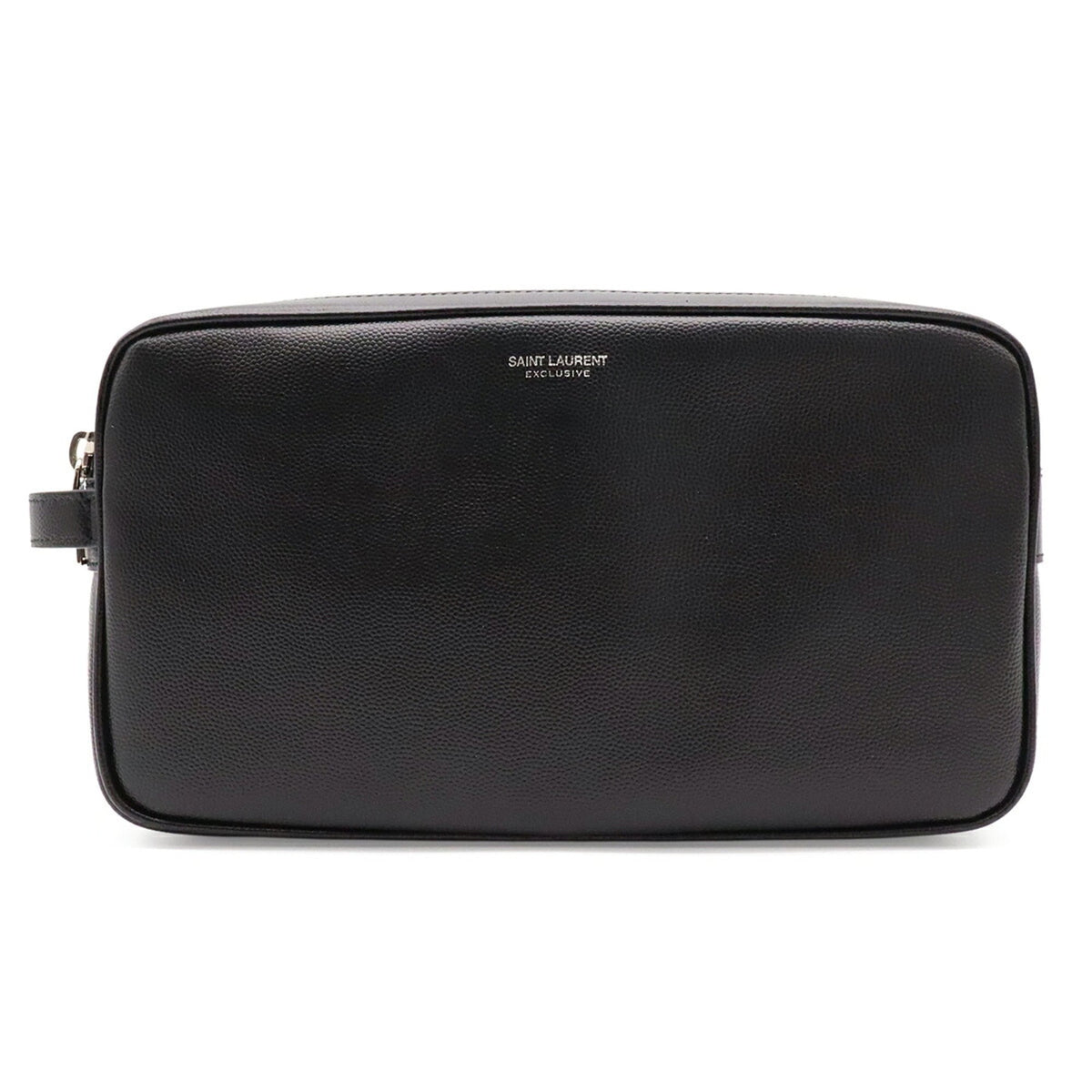 Yves Saint Laurent Black Leather Clutch Bag (Pre-Owned)
