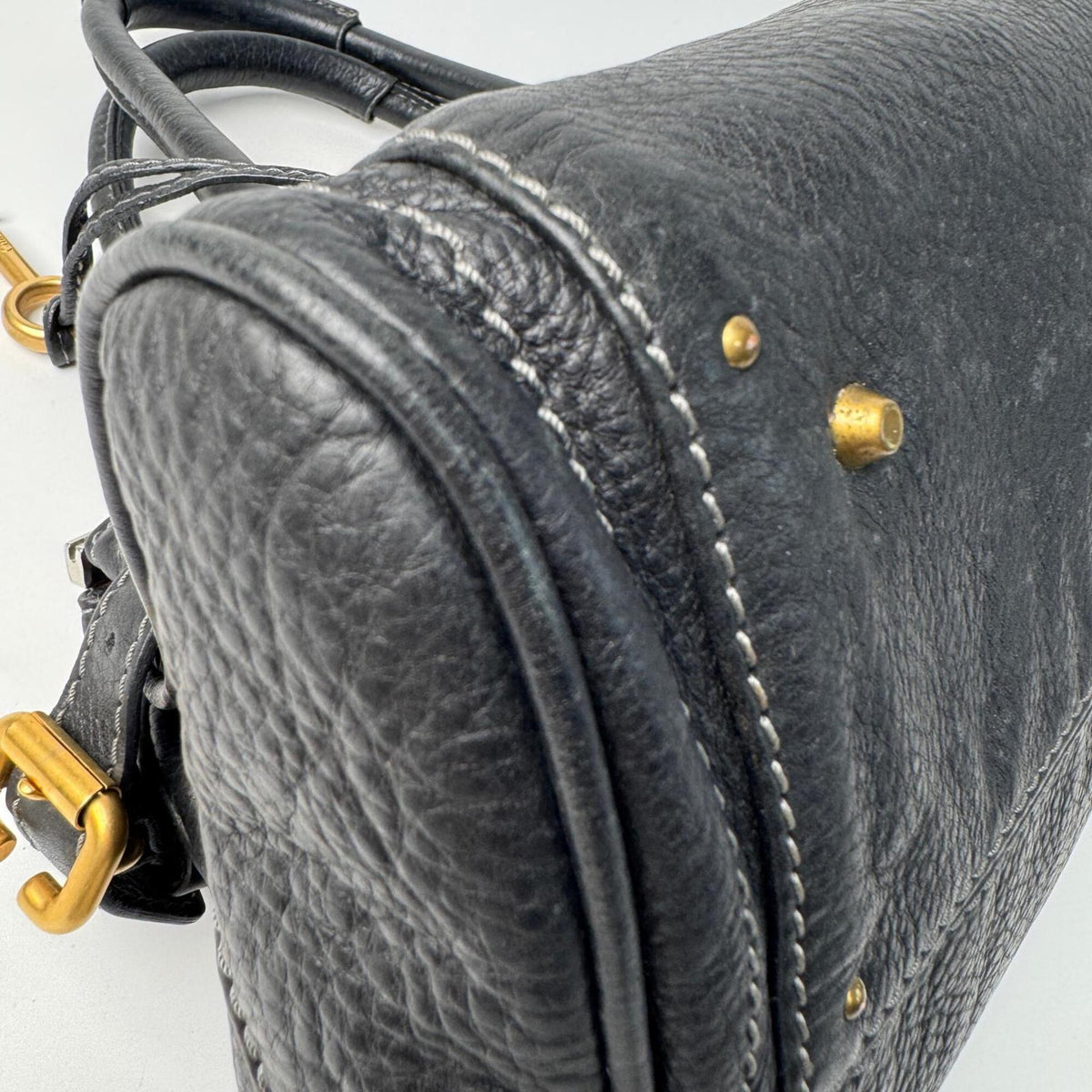 Chloé Black Leather Handbag (Pre-Owned)