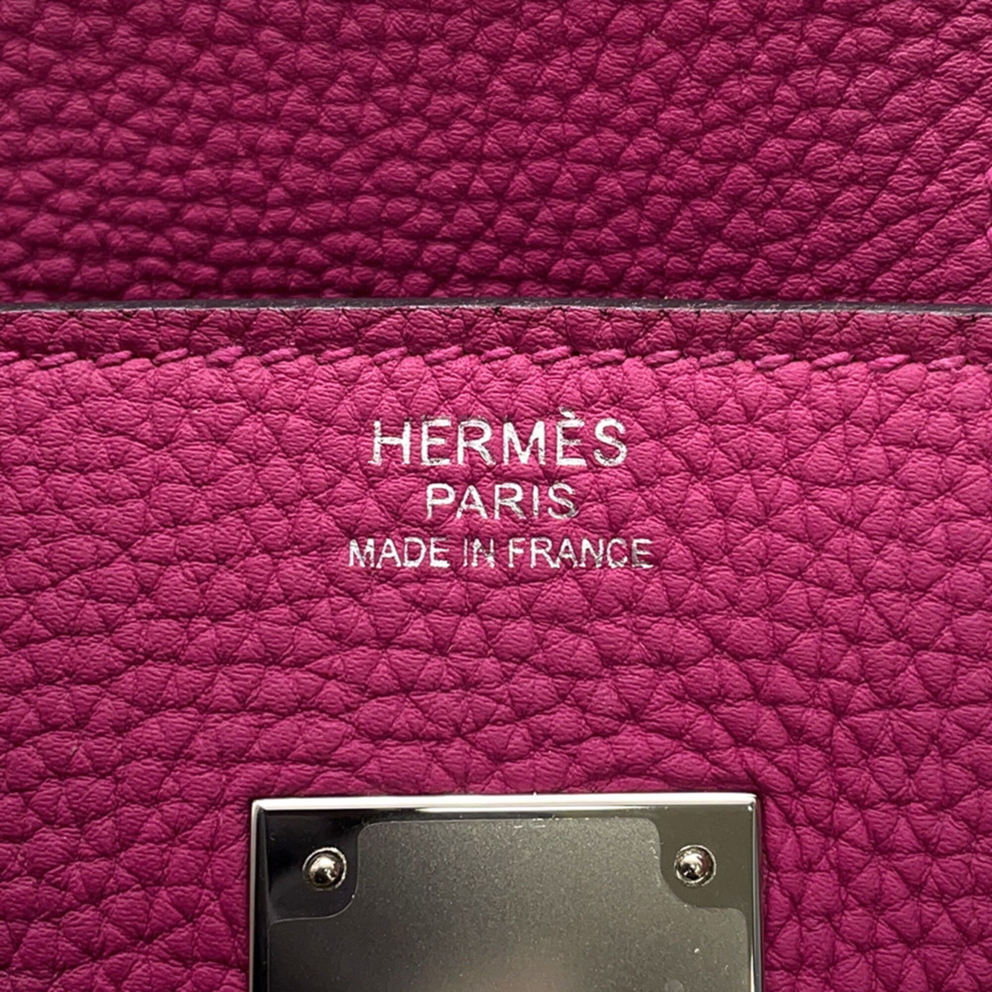 Hermes Birkin Rose Purple Togo Leather Handbag (Pre-Owned)