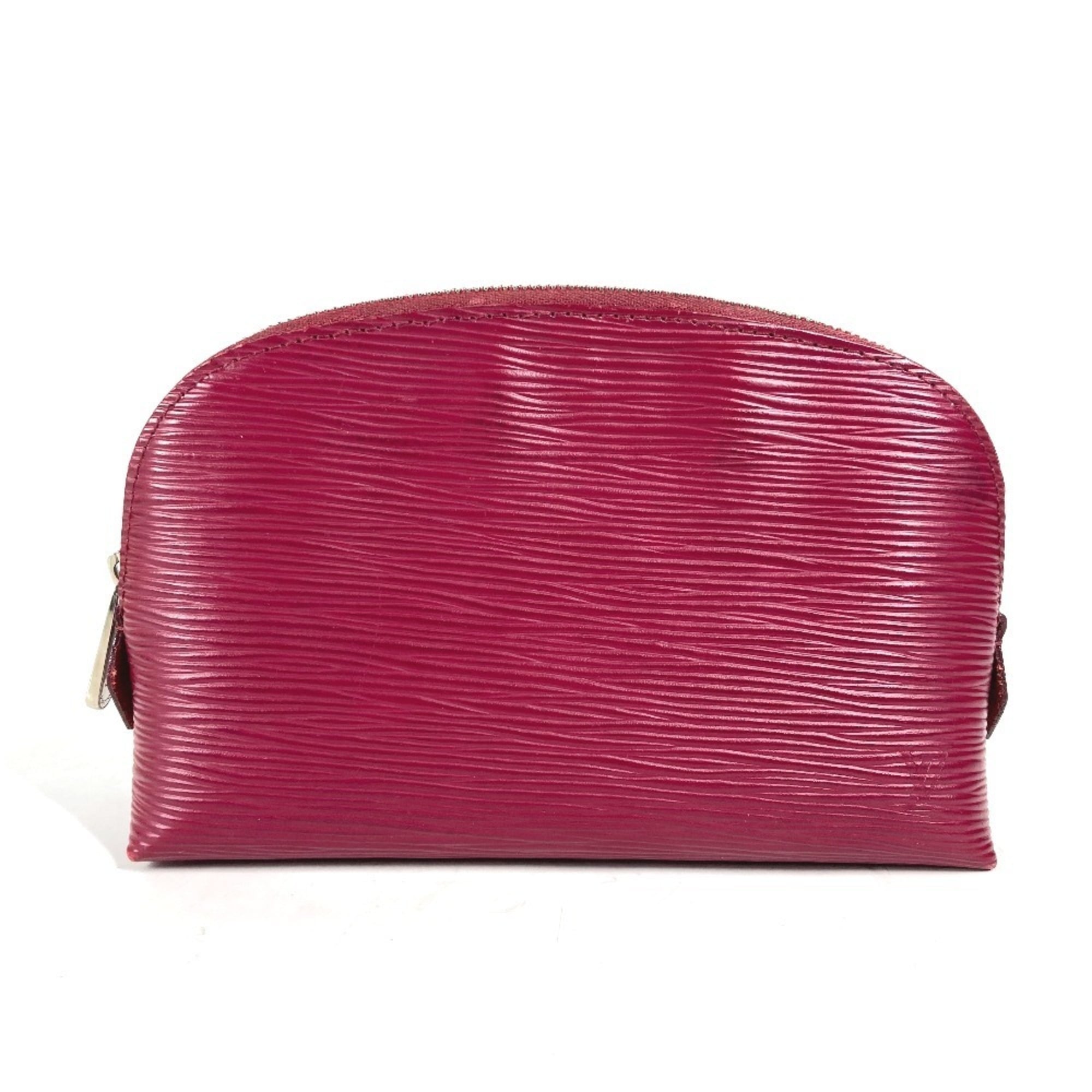 Louis Vuitton Fuchsia Pink Pink Epi Leather Pochette Pouch (Pre-Owned)