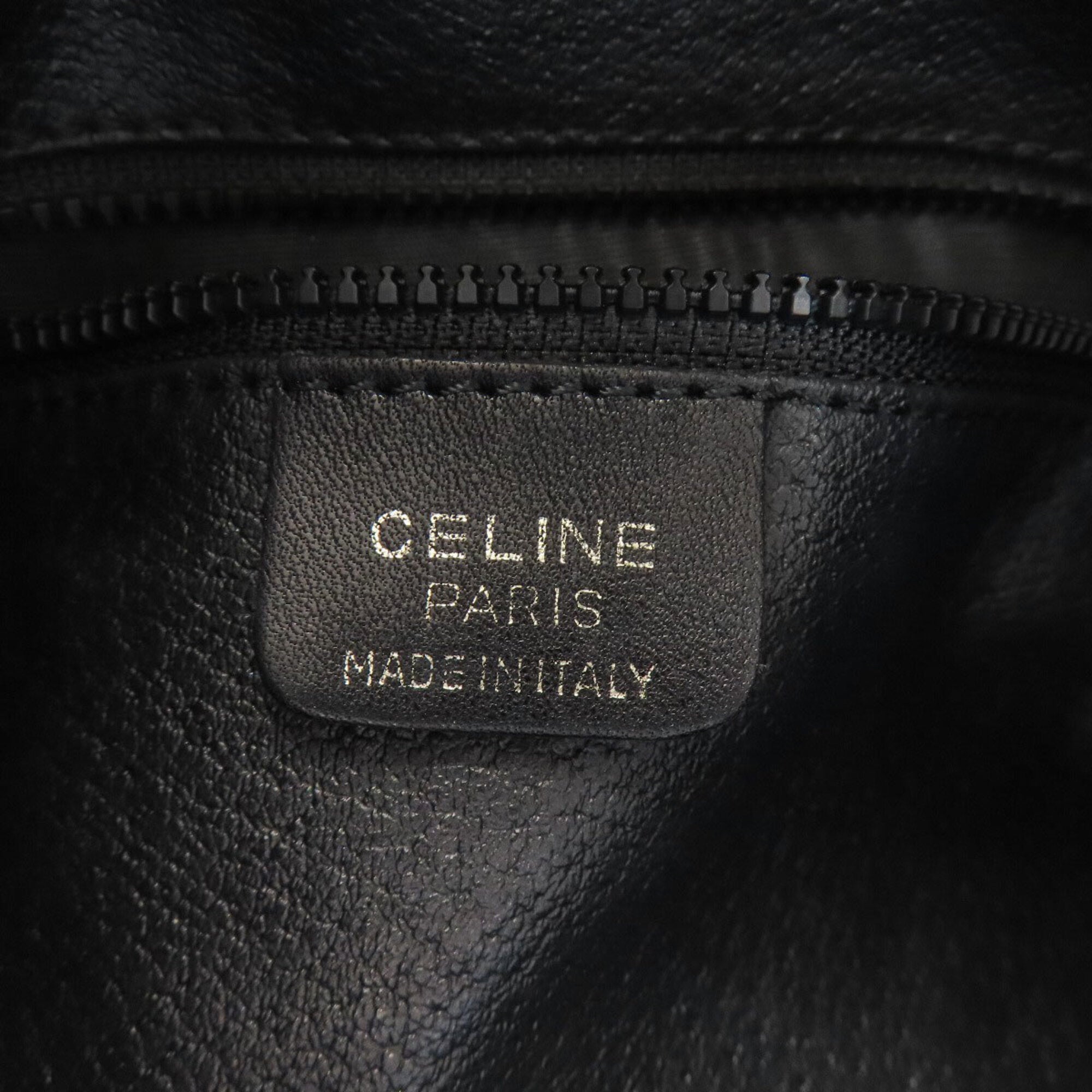 Celine Black Leather Shoulder Bag (Pre-Owned)
