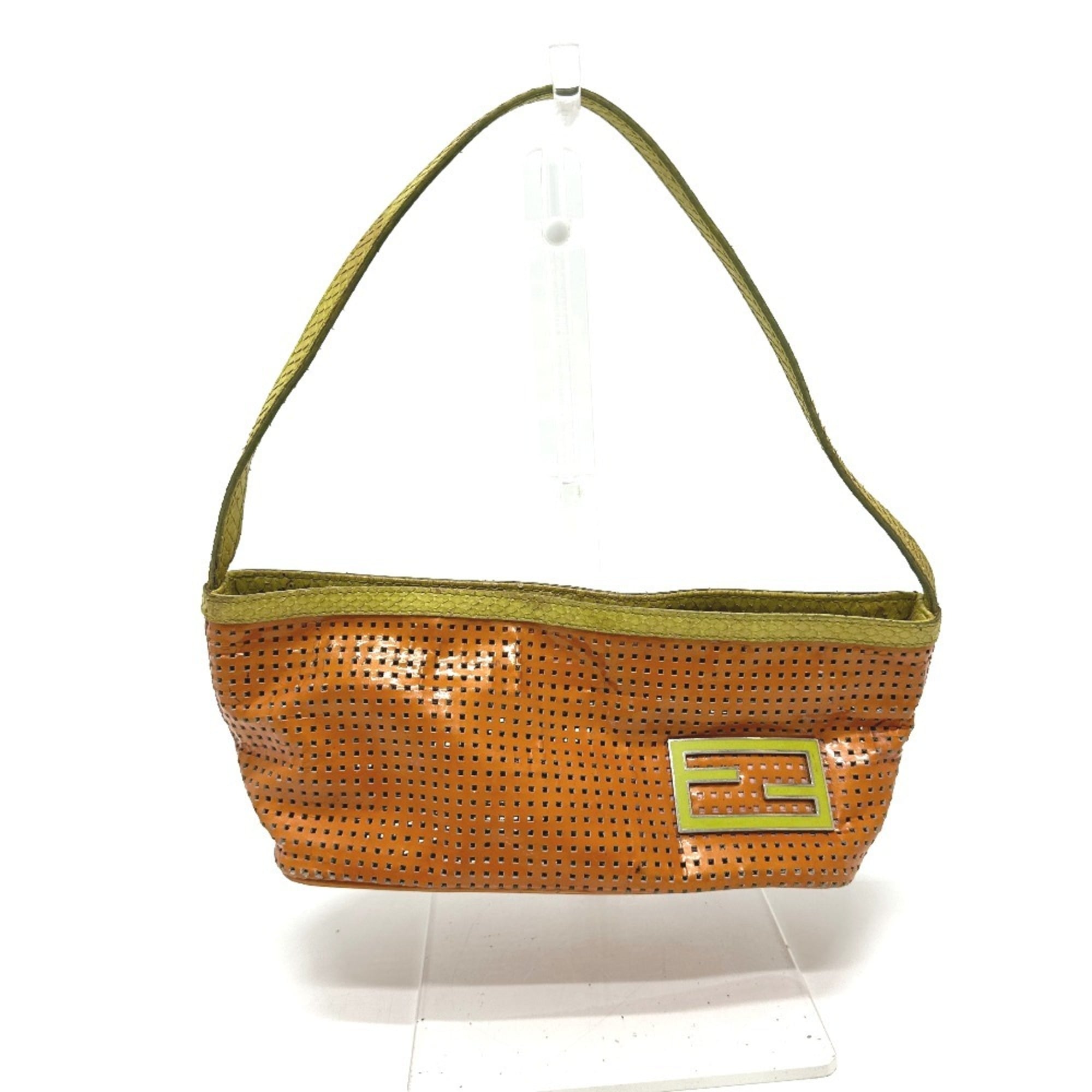 Fendi Green Orange Shoulder Bag (Pre-Owned)