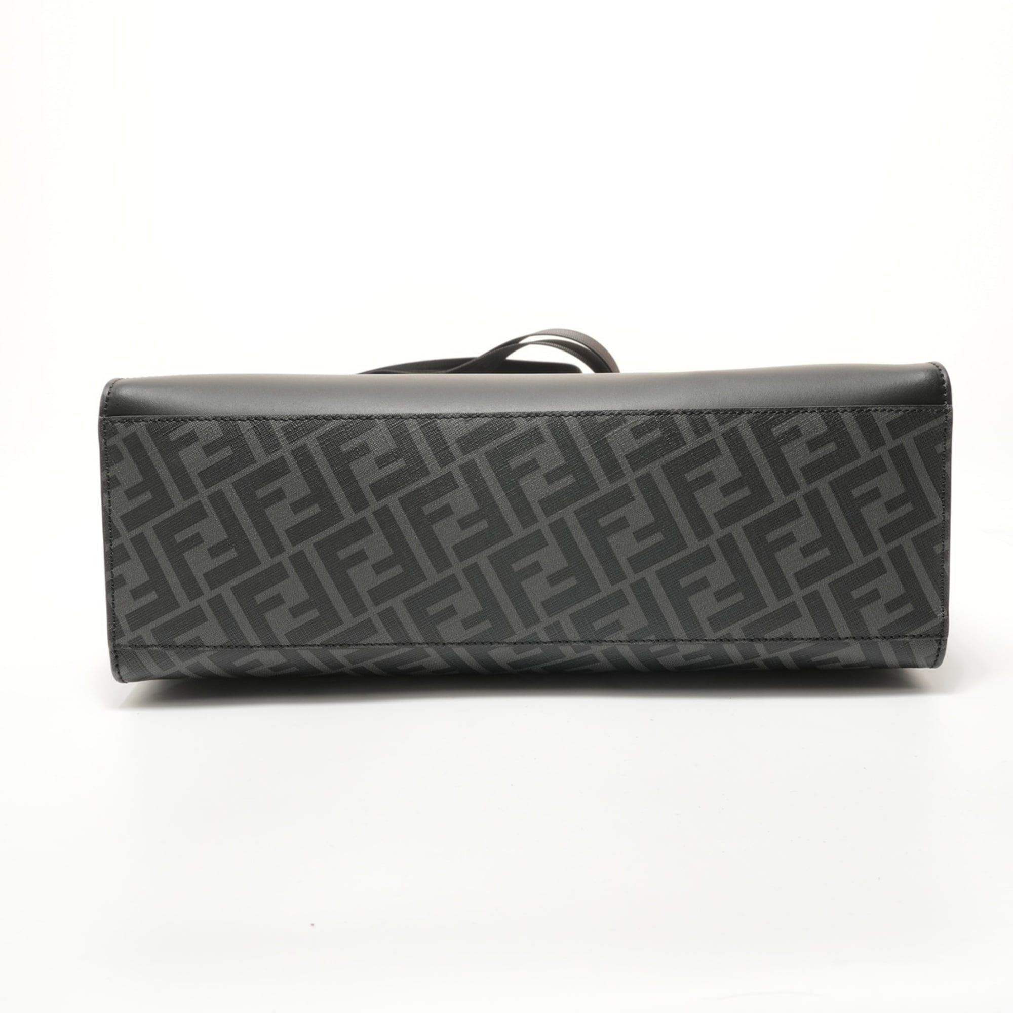 Fendi Black Zucca Handbag (Pre-Owned)