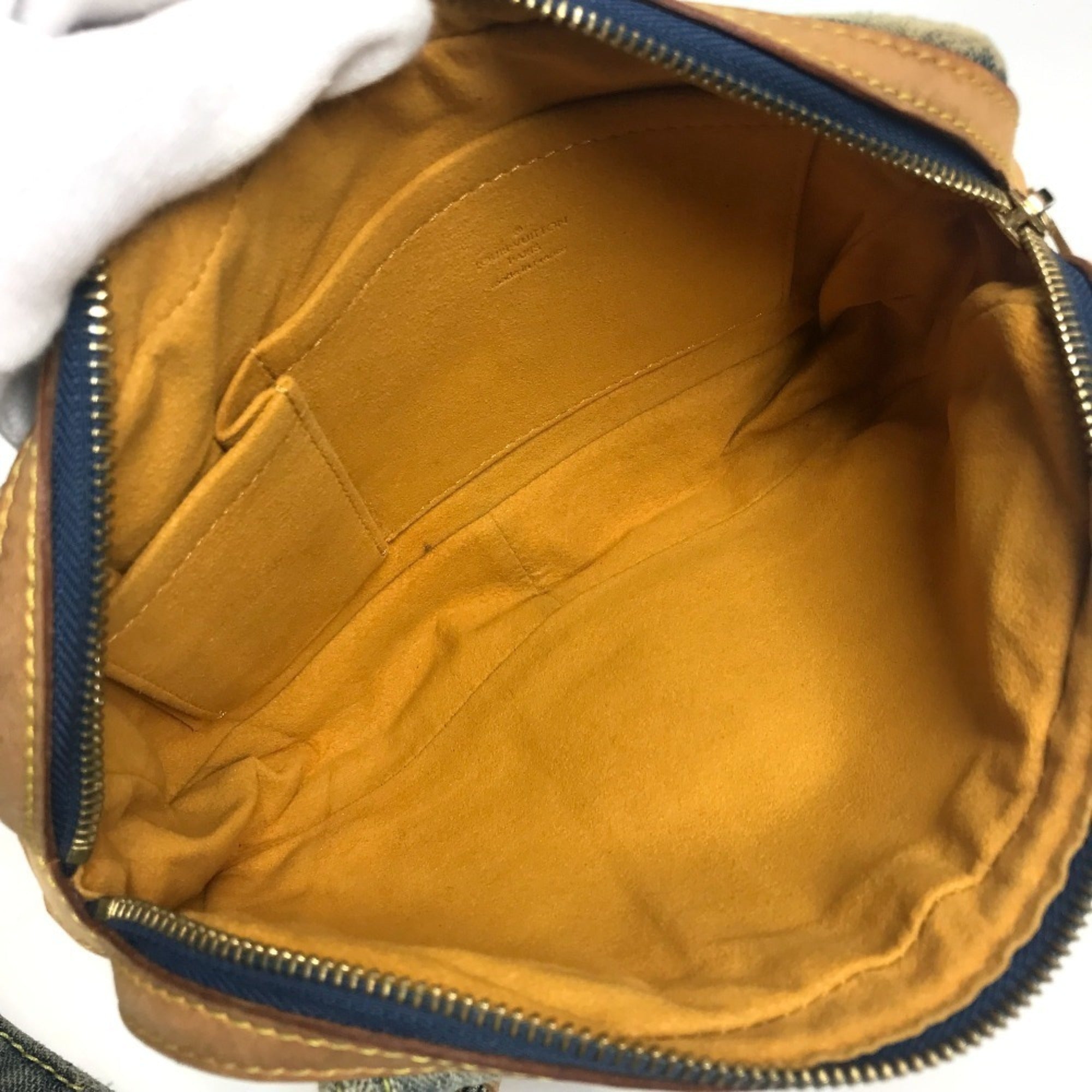 Louis Vuitton Monogram Denim Blue Monogram Monogram Denim Sling Bag (Pre-Owned)