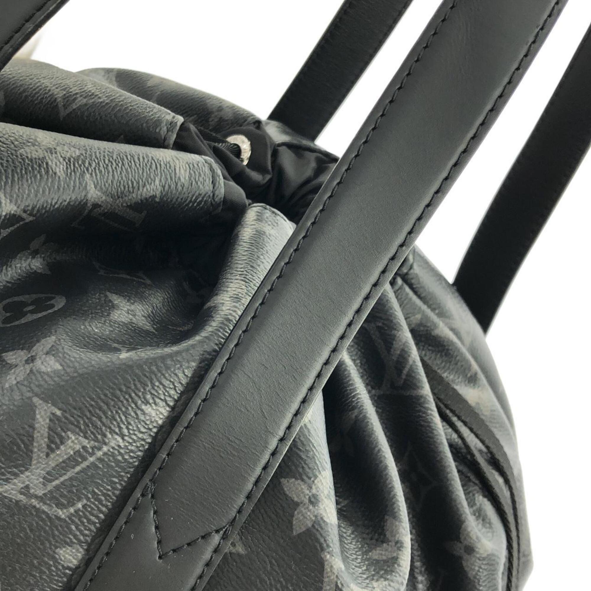 Louis Vuitton Black Coated Canvas Handbag (Pre-Owned)