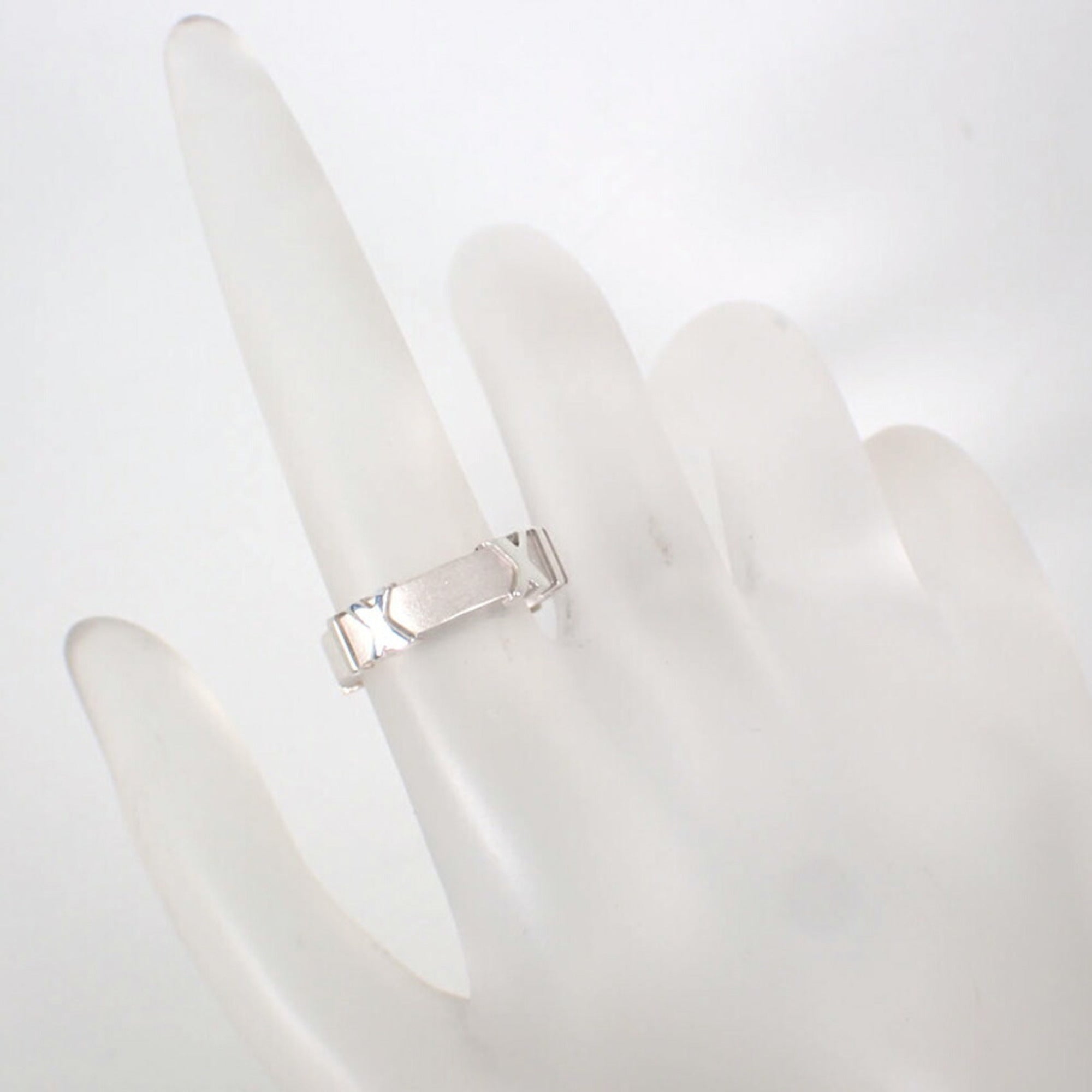 Tiffany Sterling Silver 925 Band Ring (Pre-Owned)