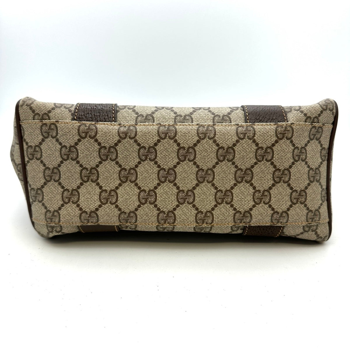 Gucci Brown Gg Supreme Canvas Handbag (Pre-Owned)
