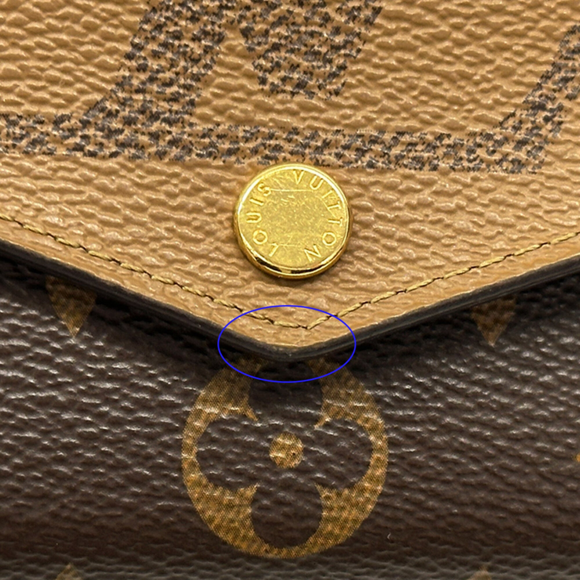 Louis Vuitton Brown Monogram Canvas Long Wallet (Bi-Fold) (Pre-Owned)