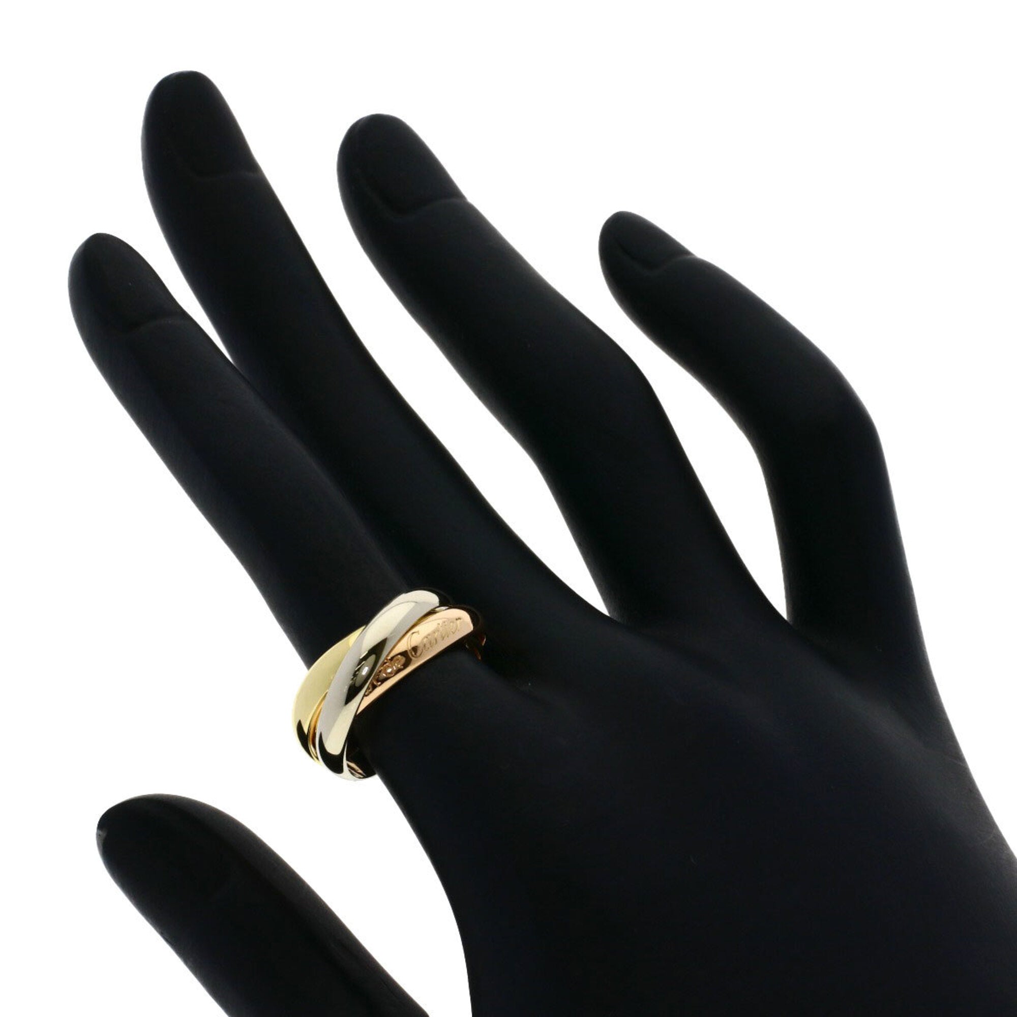 Cartier Trinity Yellow Gold (18K) Pink Gold (18K) White Gold (18K) Band Ring (Pre-Owned)