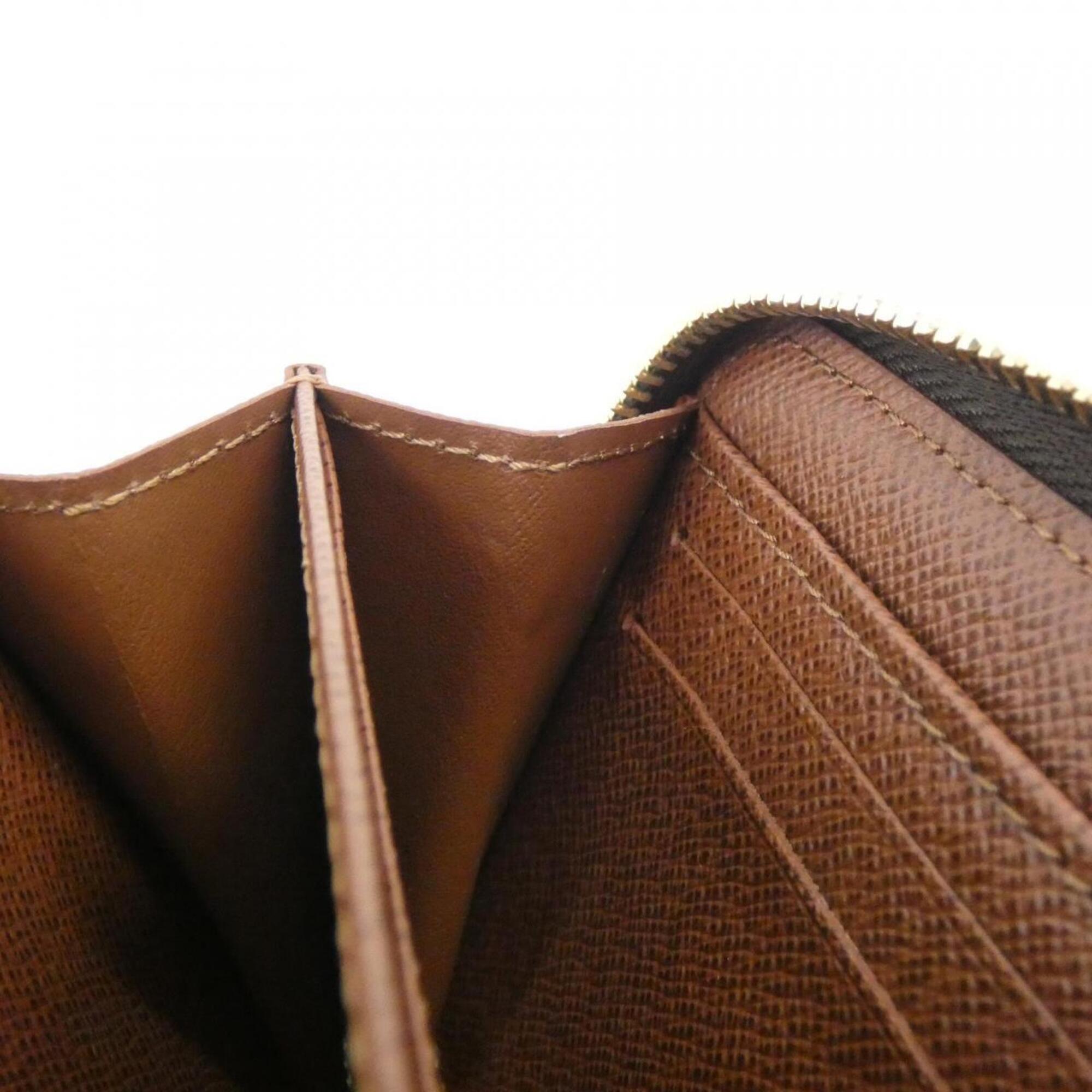 Louis Vuitton Marron Coated Canvas Coin Purse/Coin Case (Pre-Owned)
