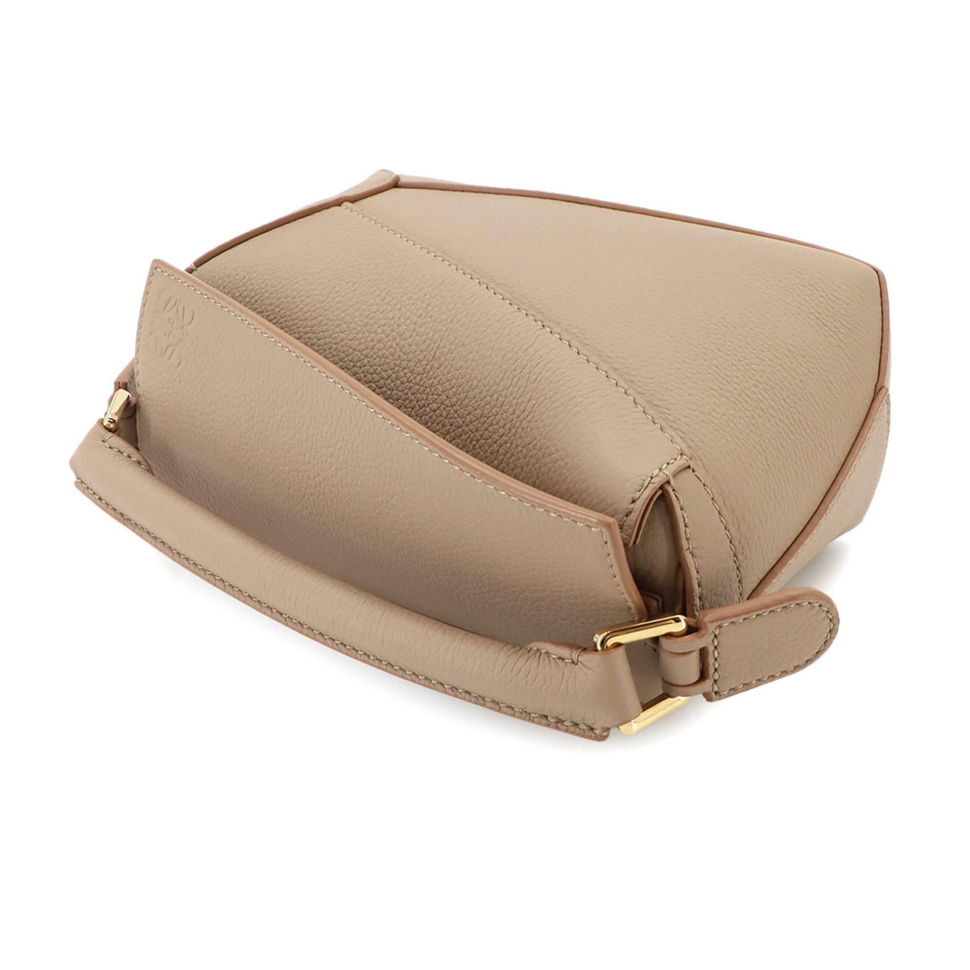 Loewe Puzzle Sand Leather Handbag Shoulder Bag (Pre-Owned)