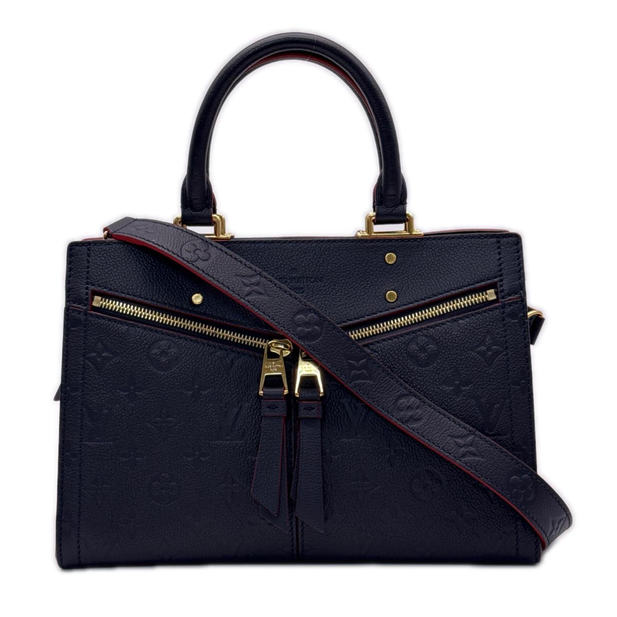 Louis Vuitton Monogram Empreinte Marine Rouge Monogram Navy Red Color Monogram Empreinte Handbag (Pre-Owned)
