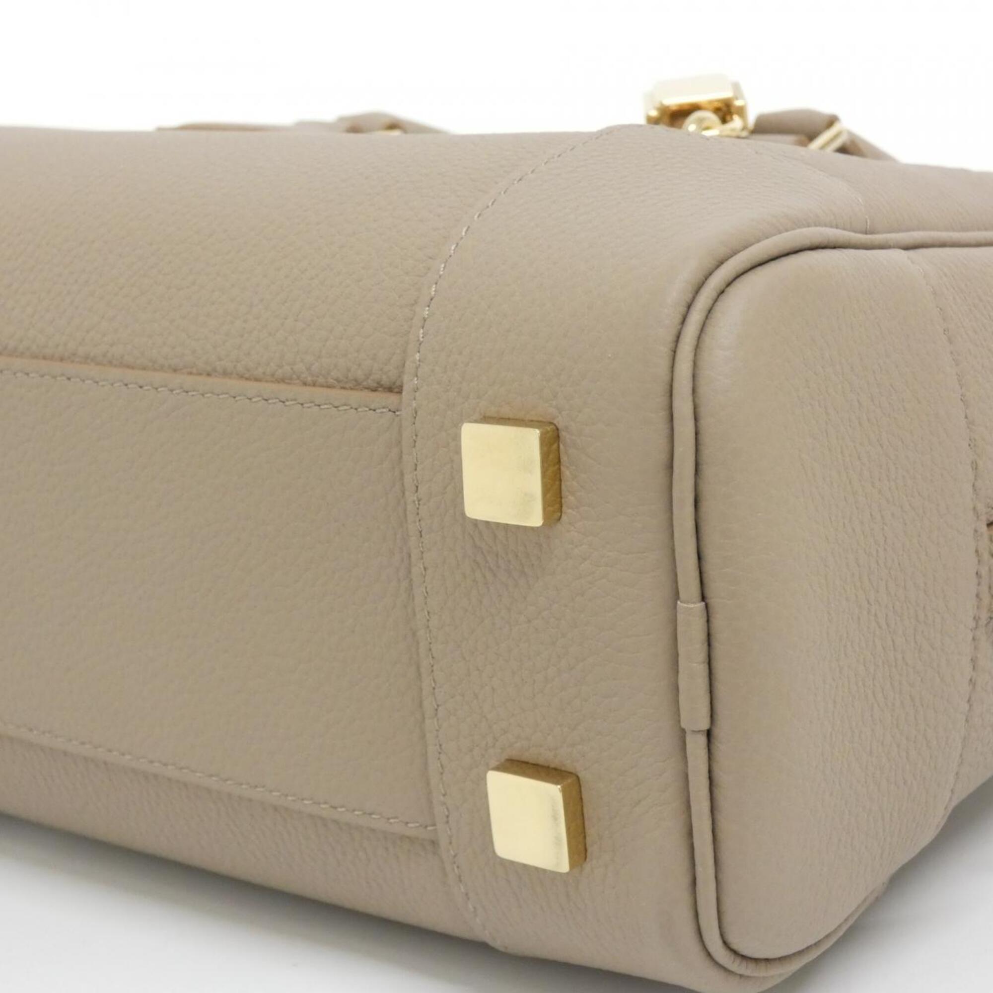 Loewe Sand Leather Handbag (Pre-Owned)