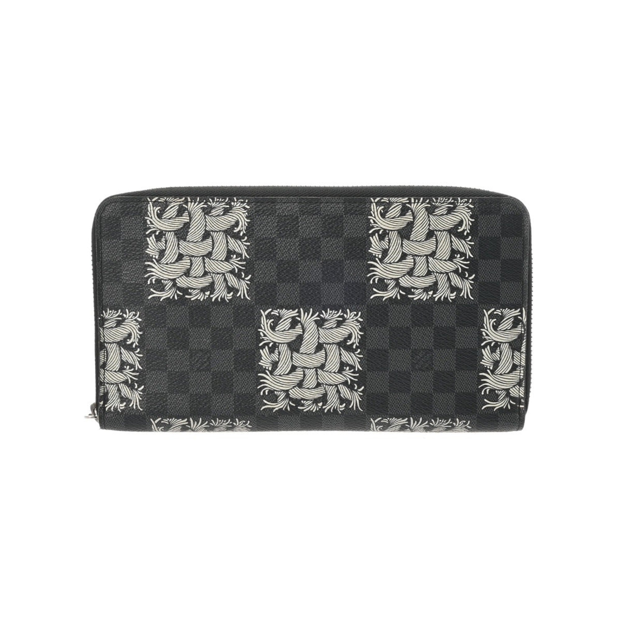 Louis Vuitton Black Damier Graphite Long Wallet (Bi-Fold) (Pre-Owned)