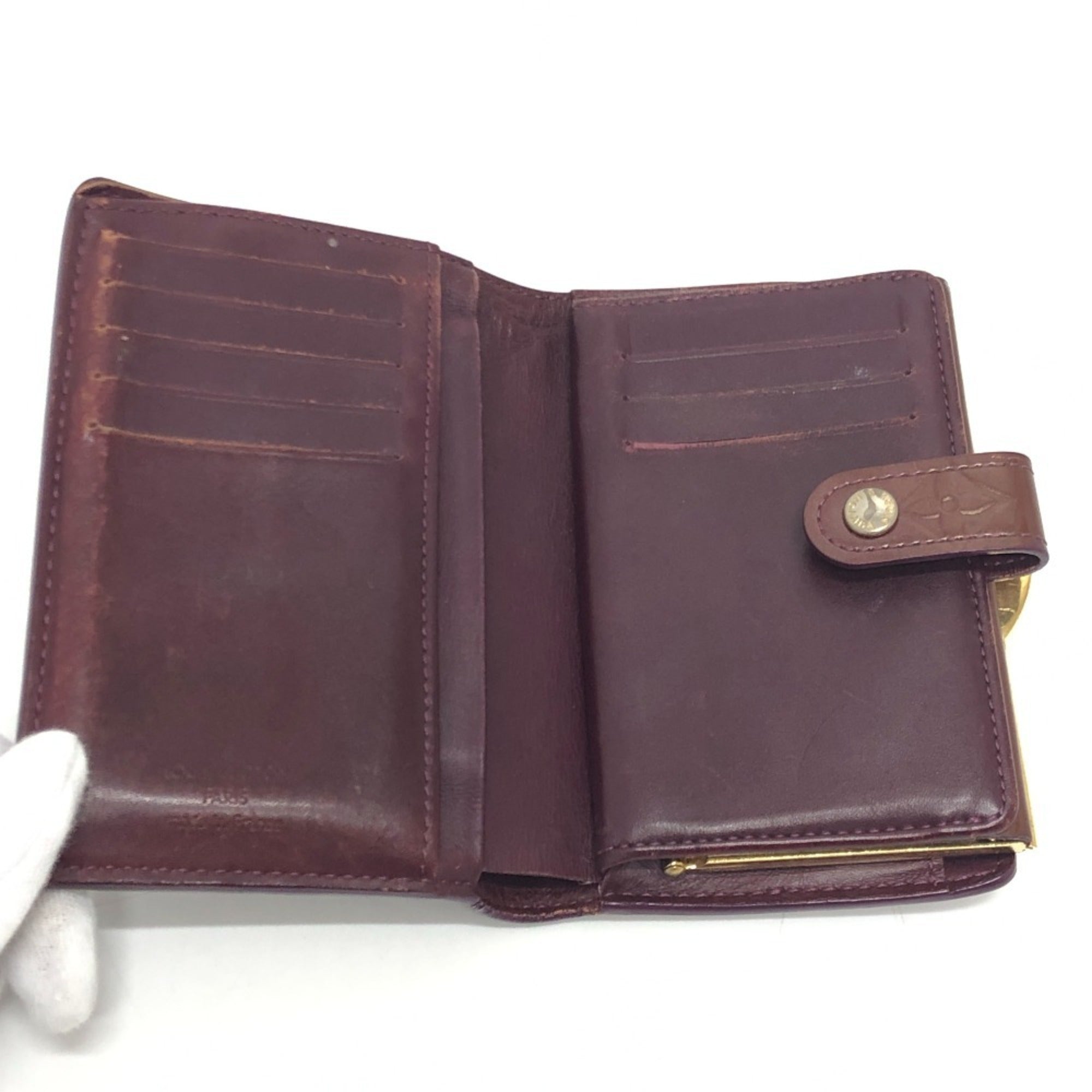 Louis Vuitton Rouge Fauviste Monogram Vernis Wallet (Bi-Fold) (Pre-Owned)