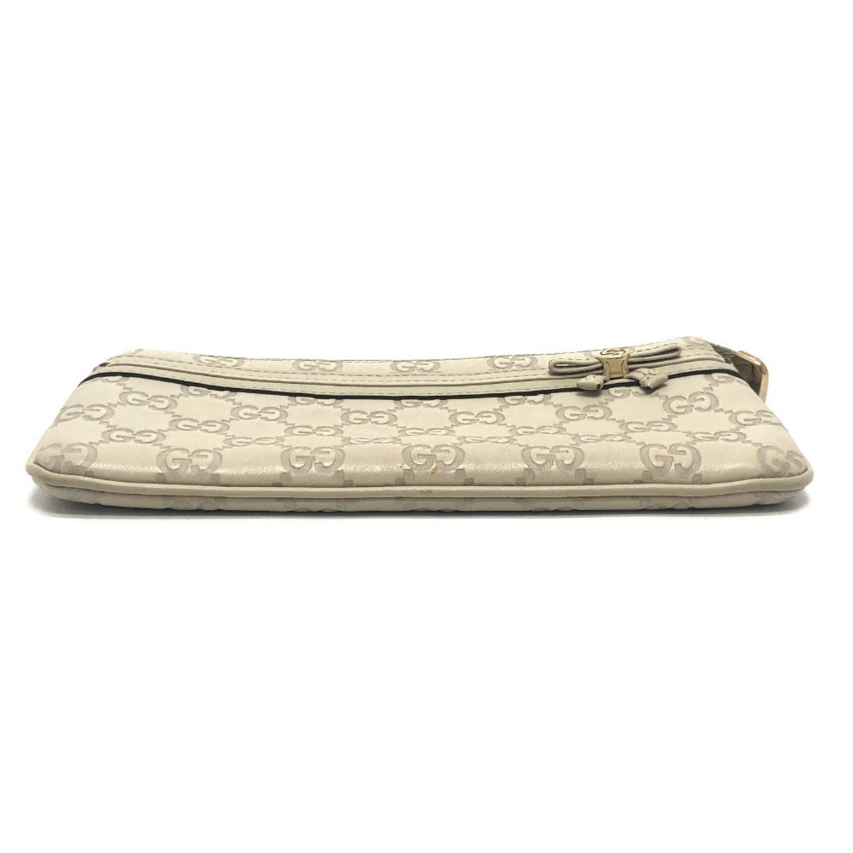 Gucci White Clutch Bag Handbag Pouch (Pre-Owned)