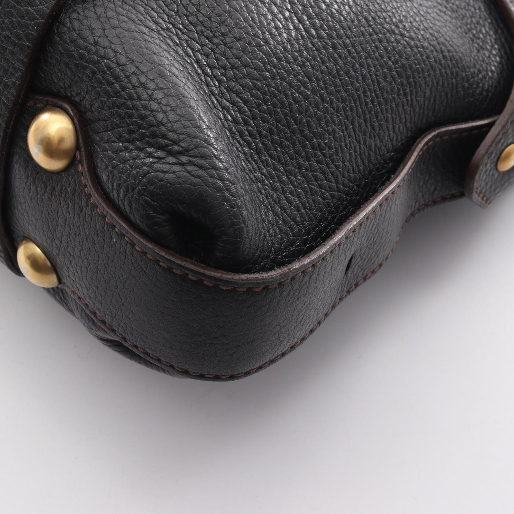 Salvatore Ferragamo Brown Leather Handbag (Pre-Owned)