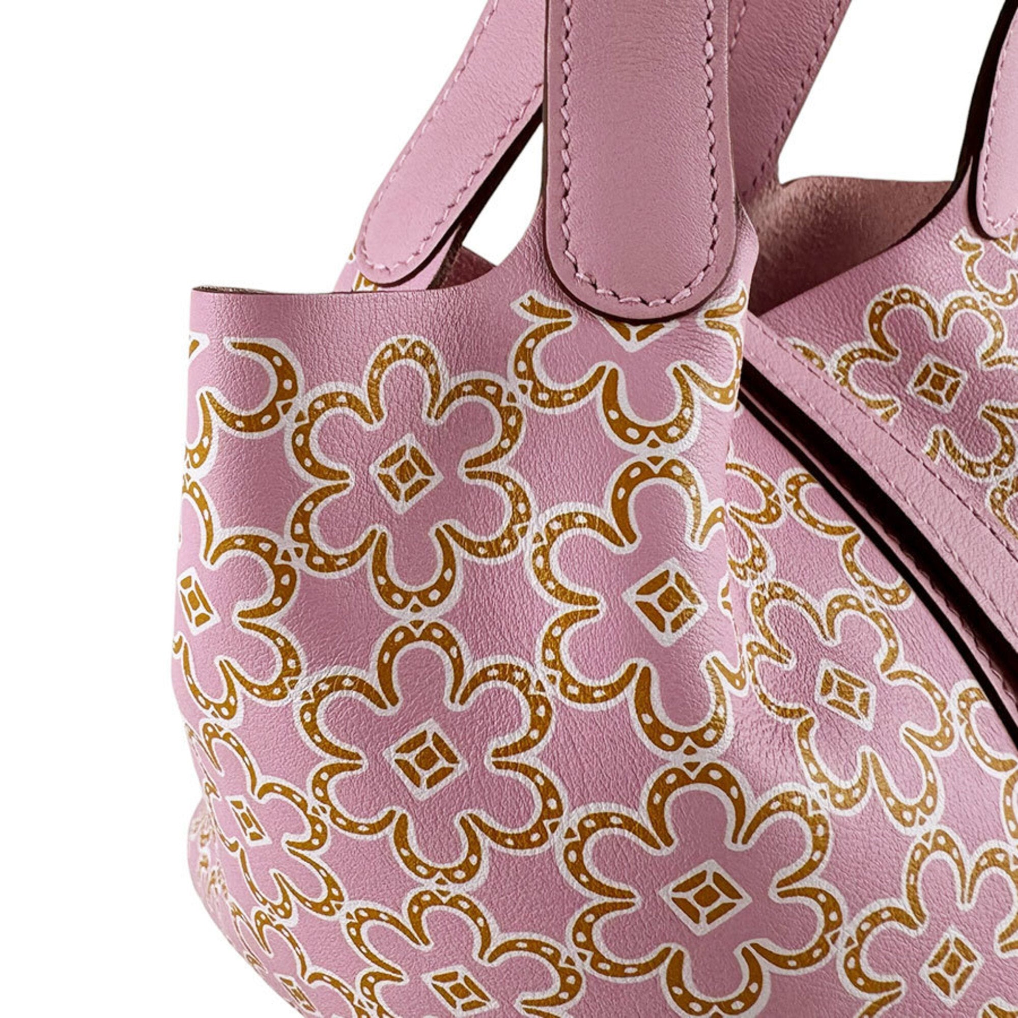 Hermes Pink Swift Leather Handbag (Pre-Owned)