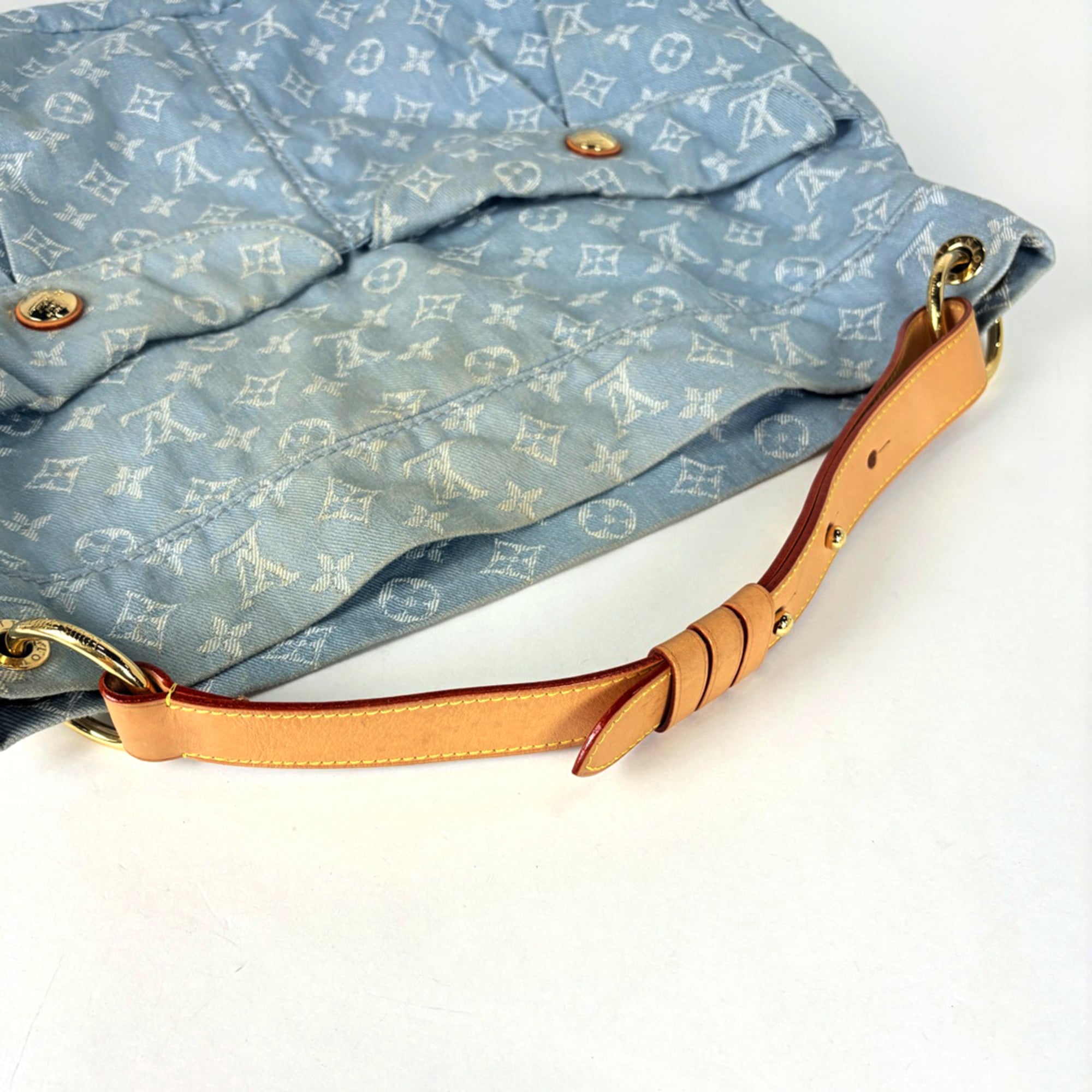 Louis Vuitton Monogram Denim Monogram Denim Shoulder Bag (Pre-Owned)