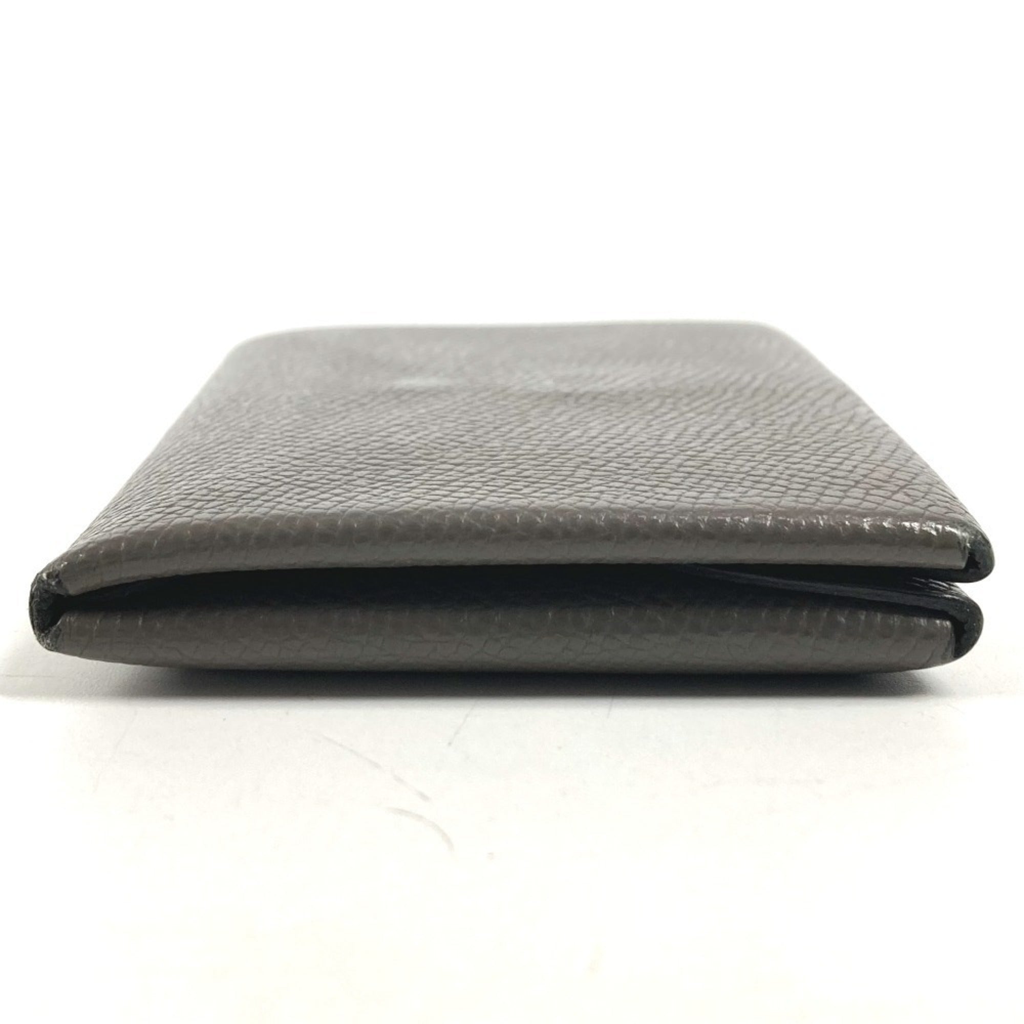 Hermes Gray Chevre Leather Wallet (Bi-Fold) (Pre-Owned)