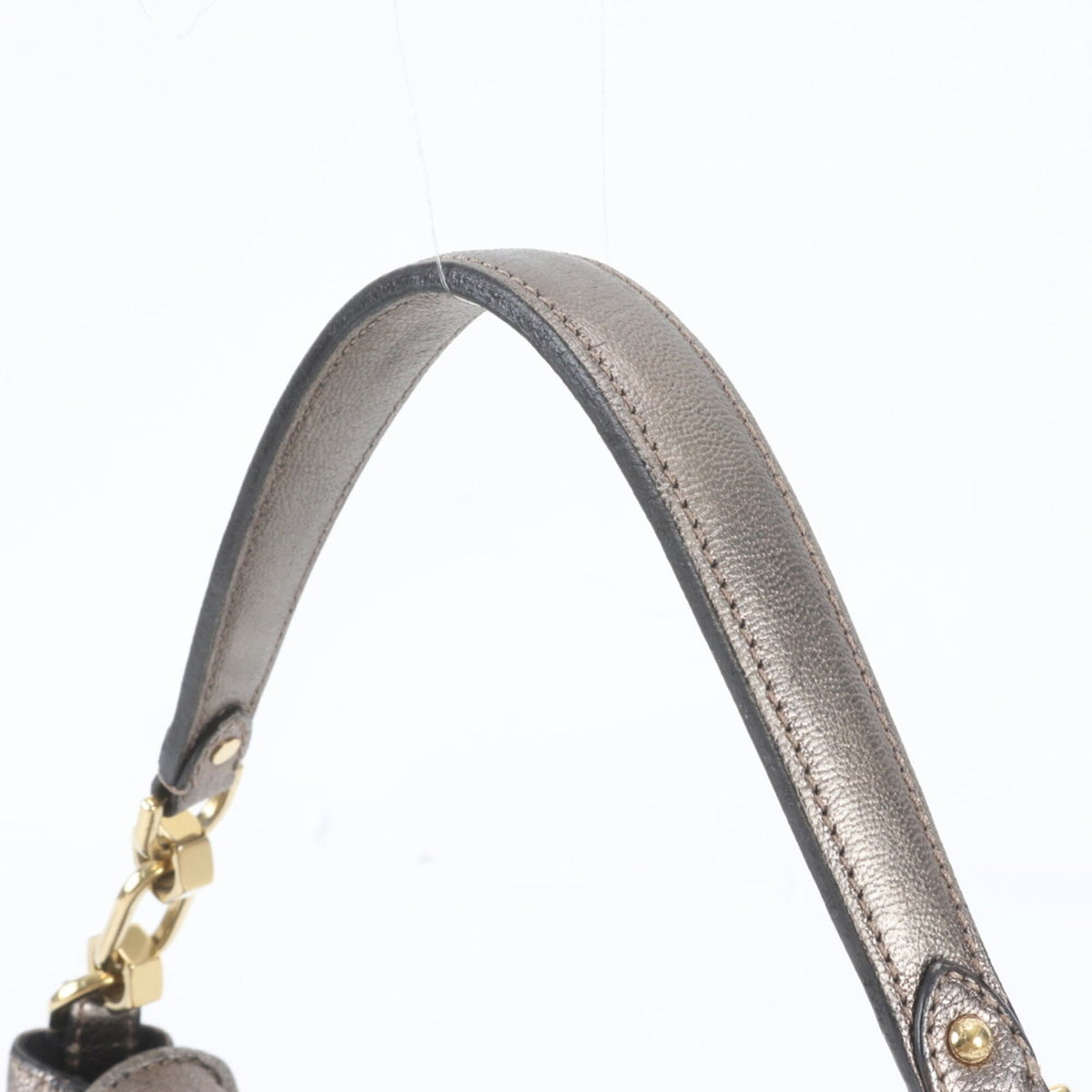 Loewe Metallic Leather Handbag Shoulder Bag Tote Bag (Pre-Owned)