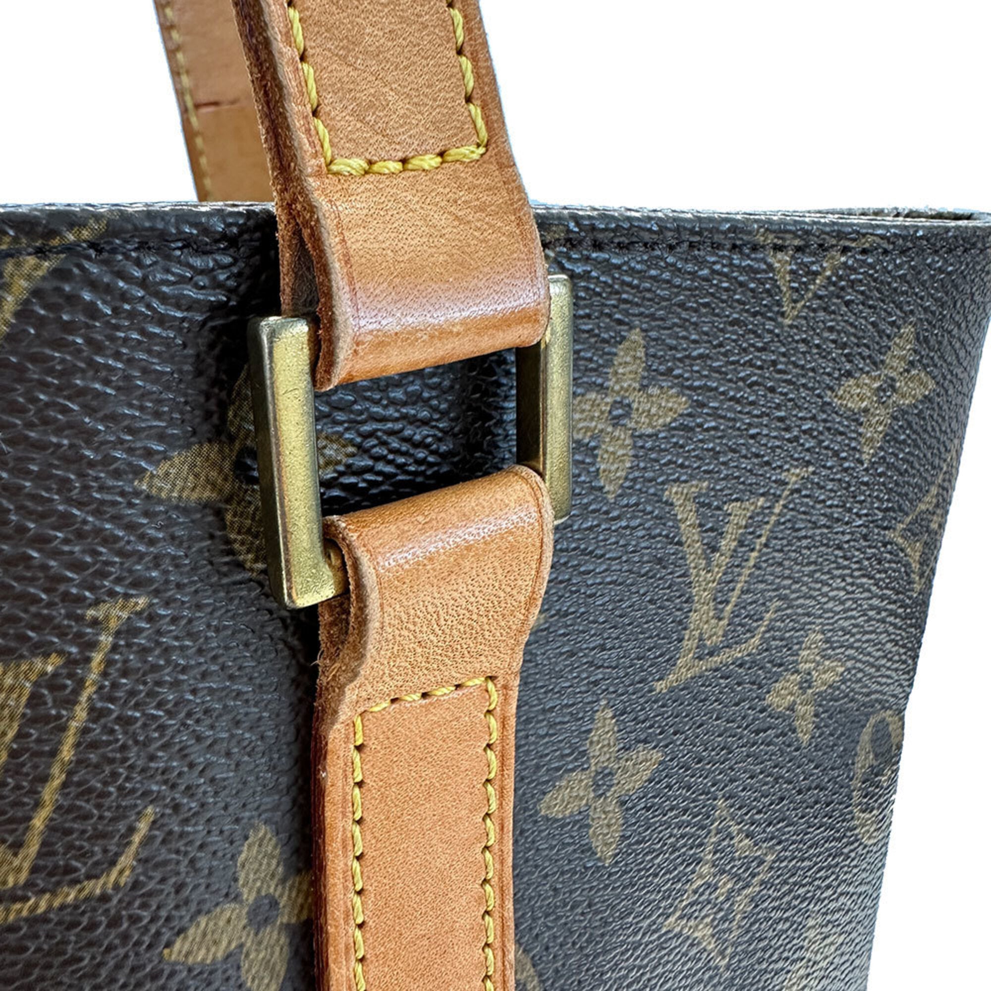 Louis Vuitton Brown Monogram Canvas Handbag Tote Bag (Pre-Owned)