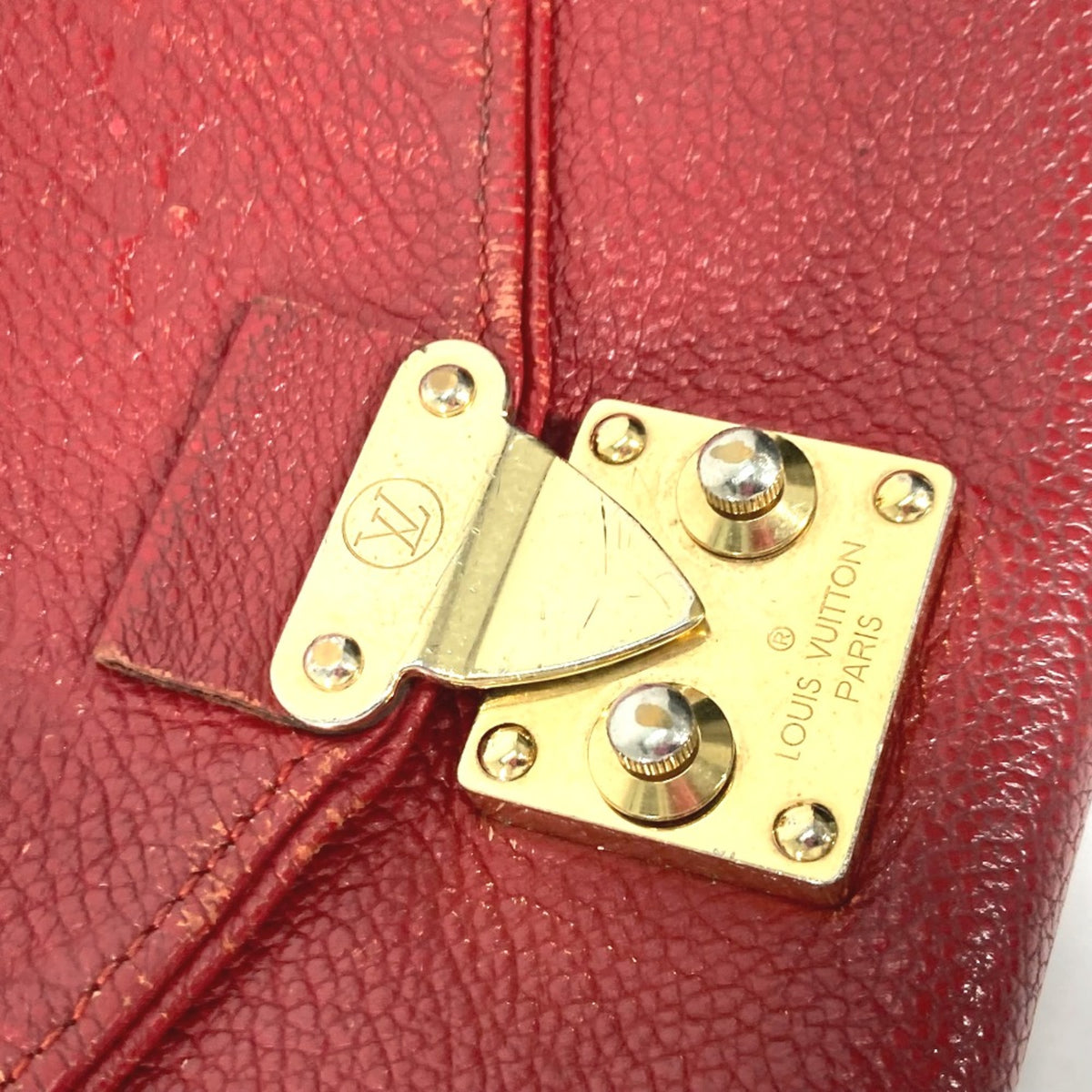 Louis Vuitton Red Other Long Wallet (Bi-Fold) (Pre-Owned)