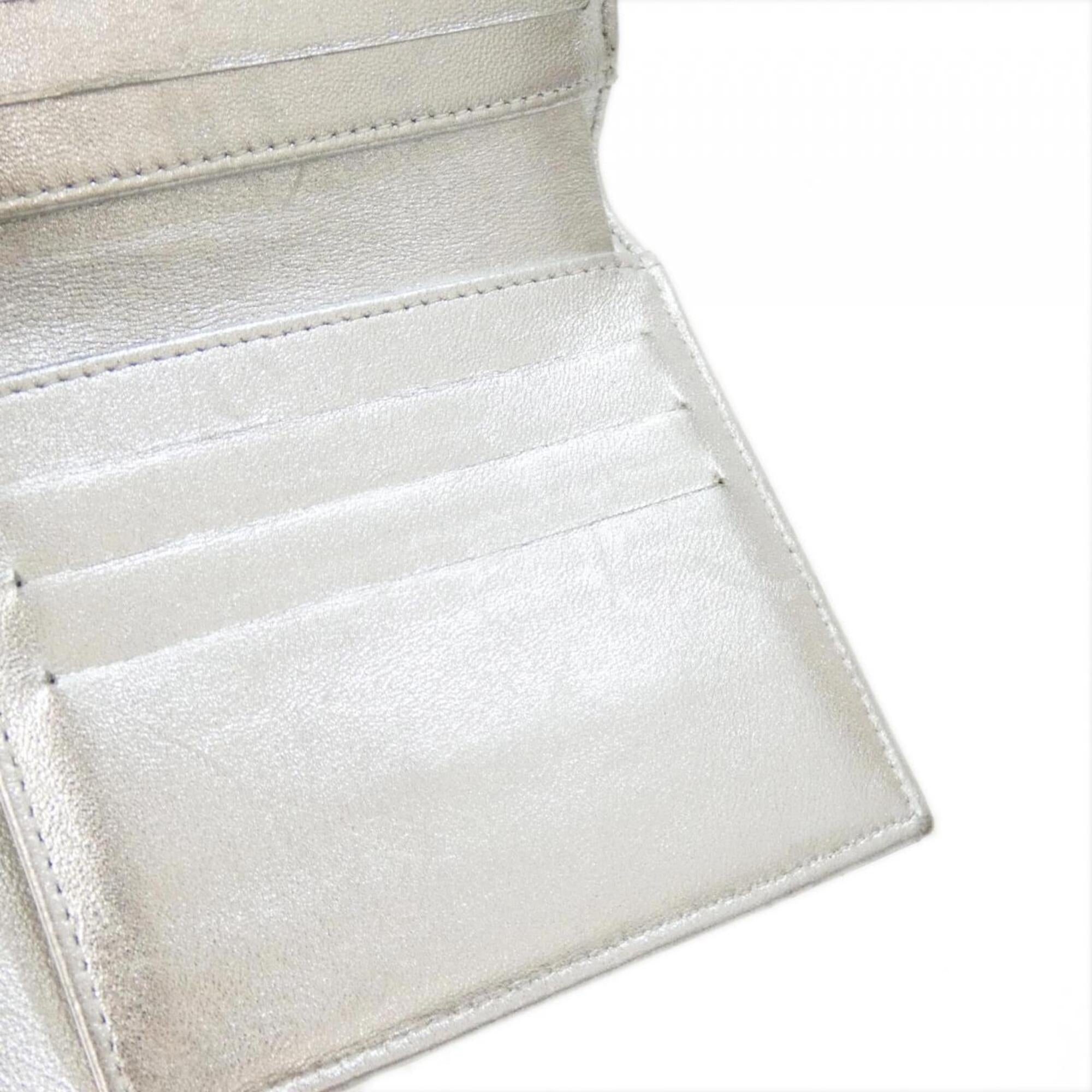 Chanel Black Leather Wallet (Bi-Fold) (Pre-Owned)