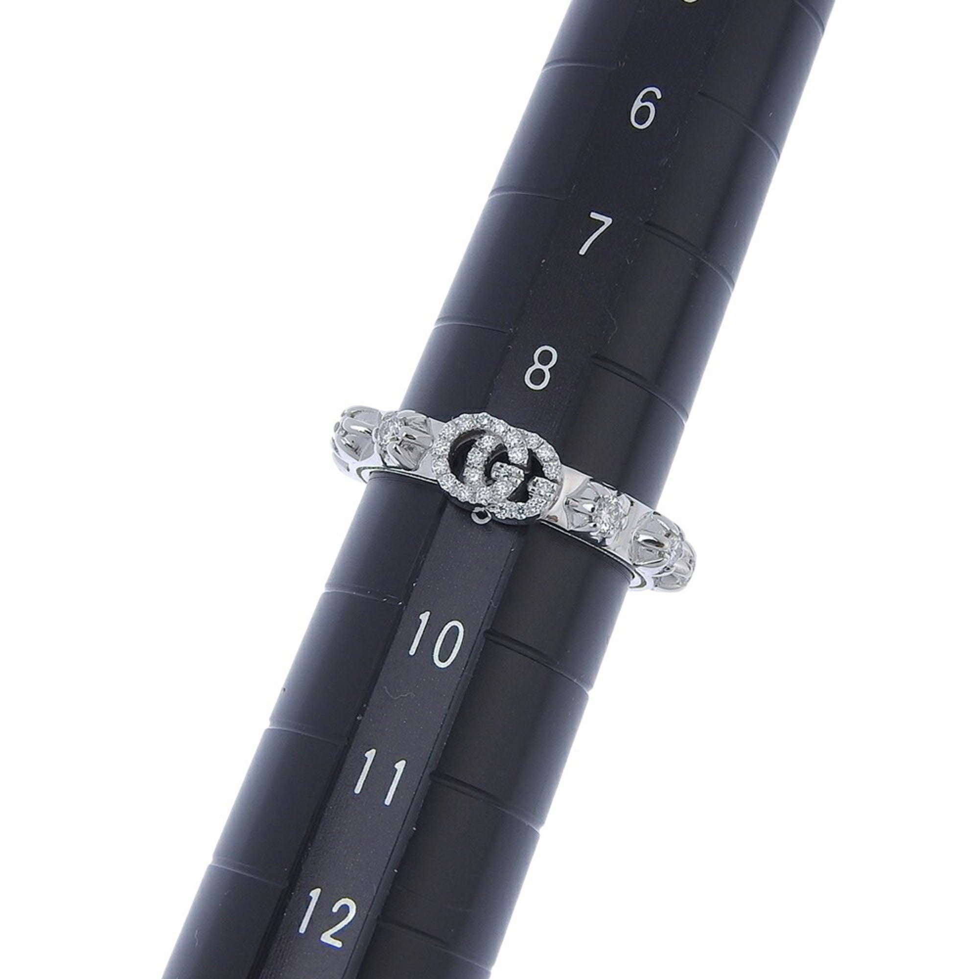 Gucci White Gold White Gold (18K) Band Ring (Pre-Owned)