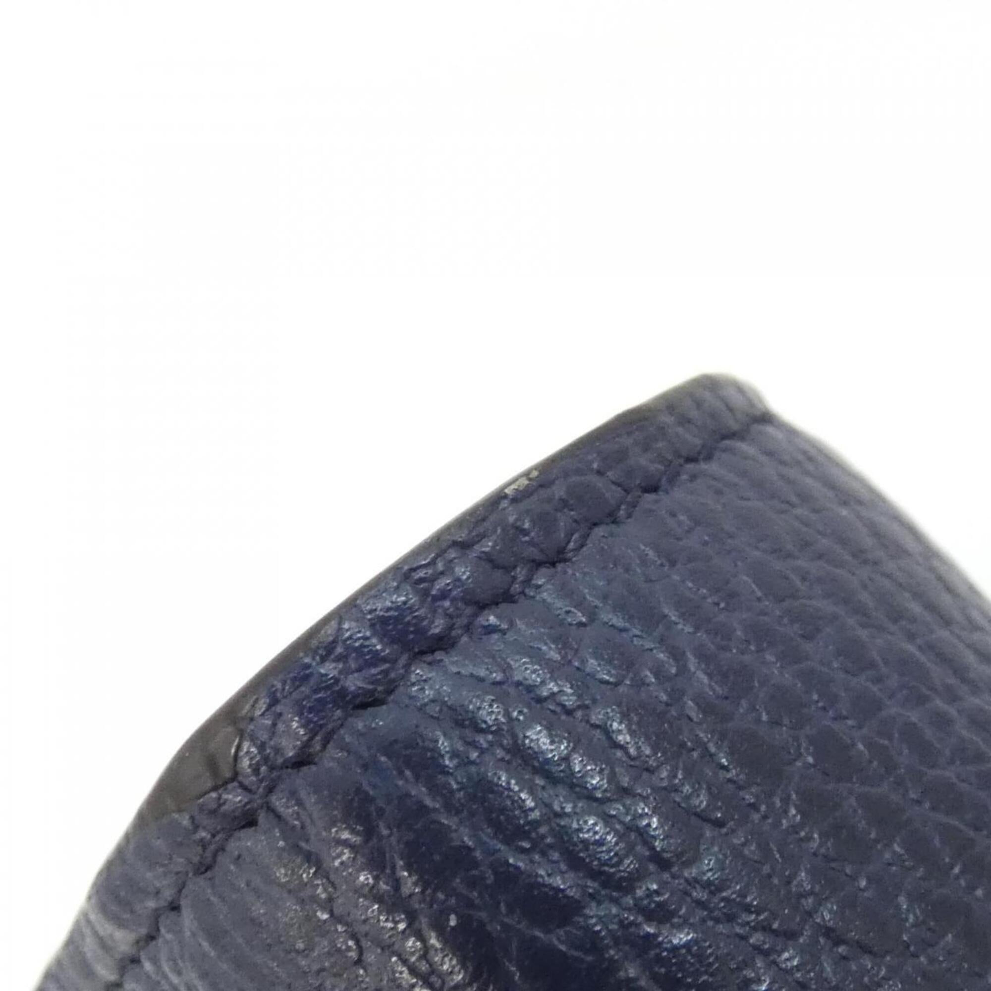 Gucci Blue Leather Chain/Shoulder Wallet (Pre-Owned)