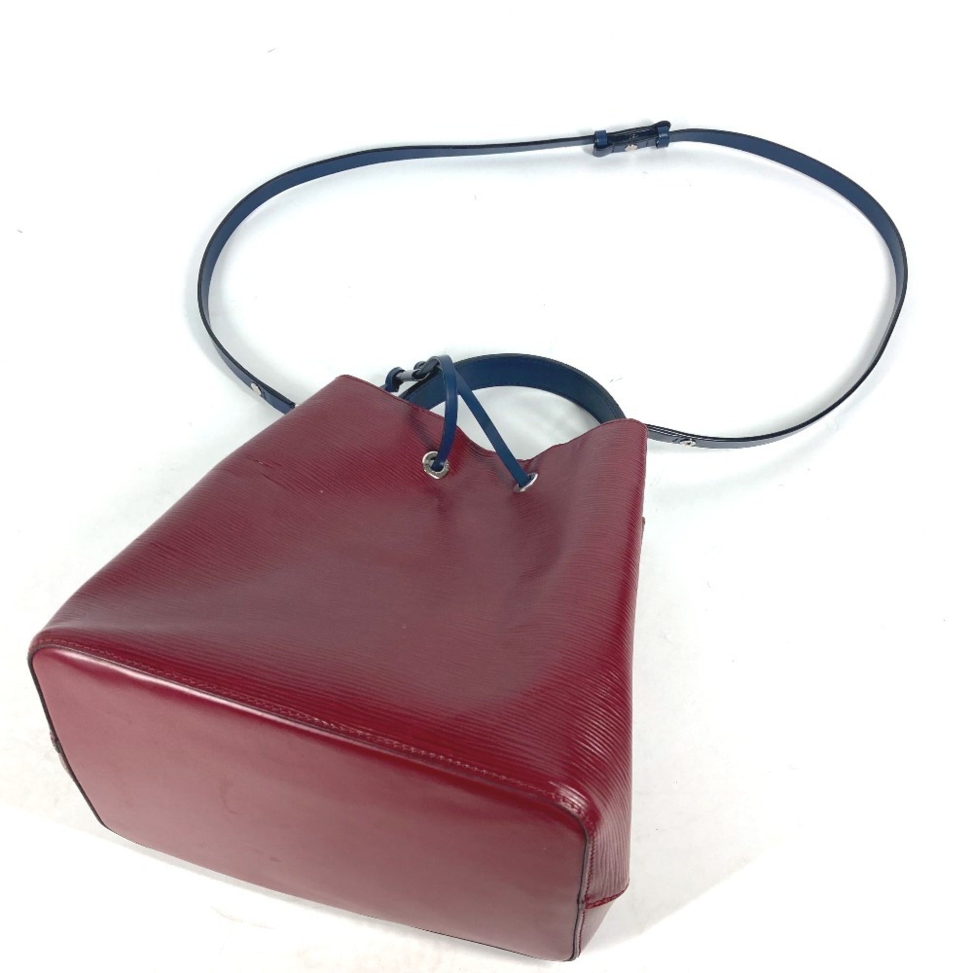 Louis Vuitton Blue Wine Epi Leather Handbag Shoulder Bag (Pre-Owned)
