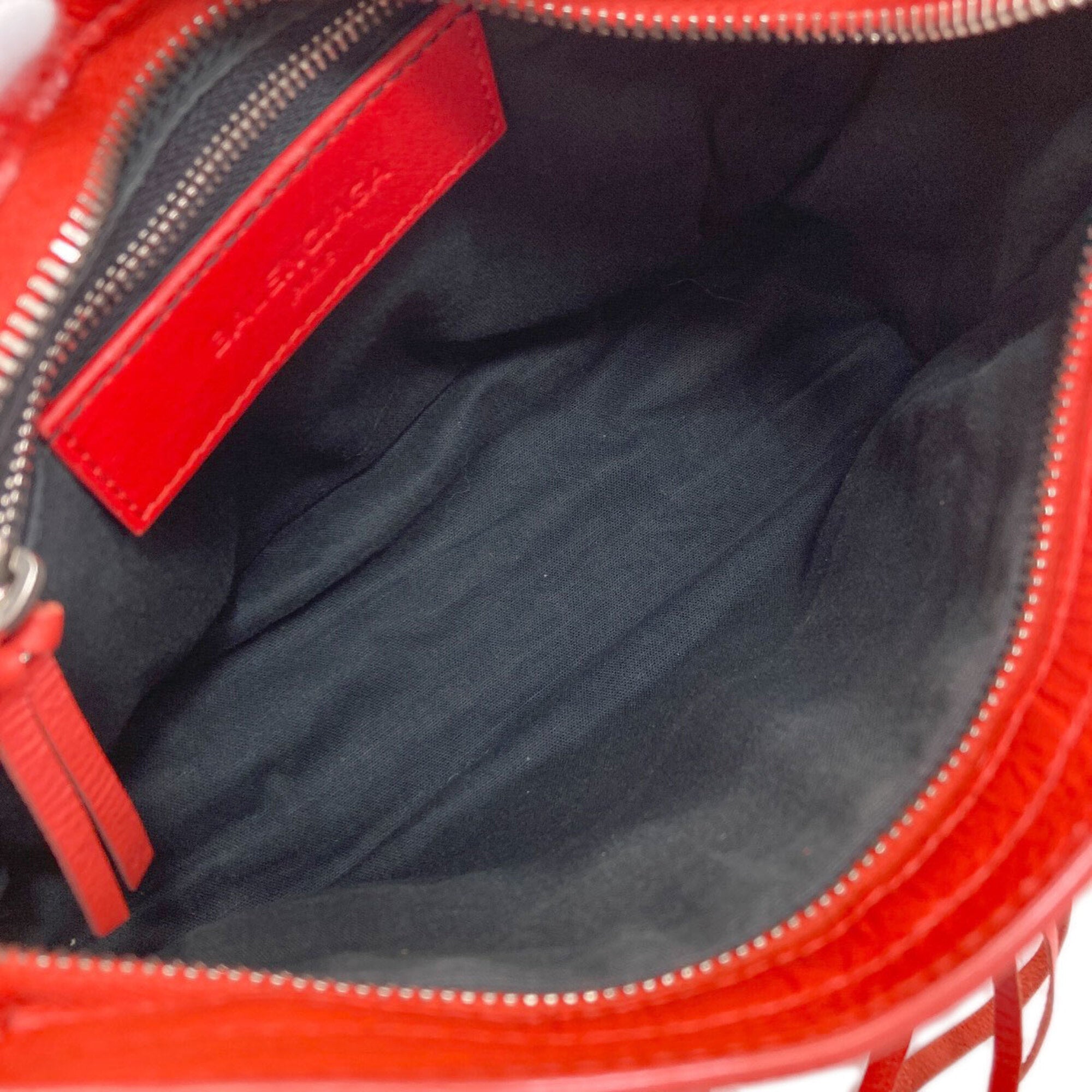Balenciaga Red Color Leather Handbag (Pre-Owned)