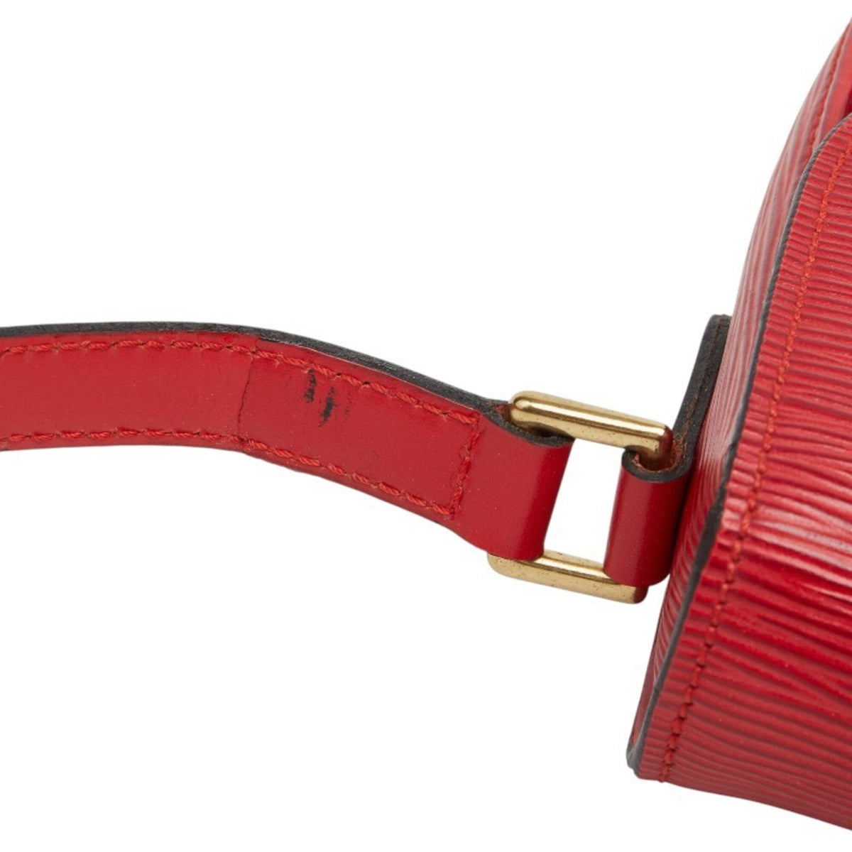 Louis Vuitton Epi Red Color Leather Shoulder Bag (Pre-Owned)